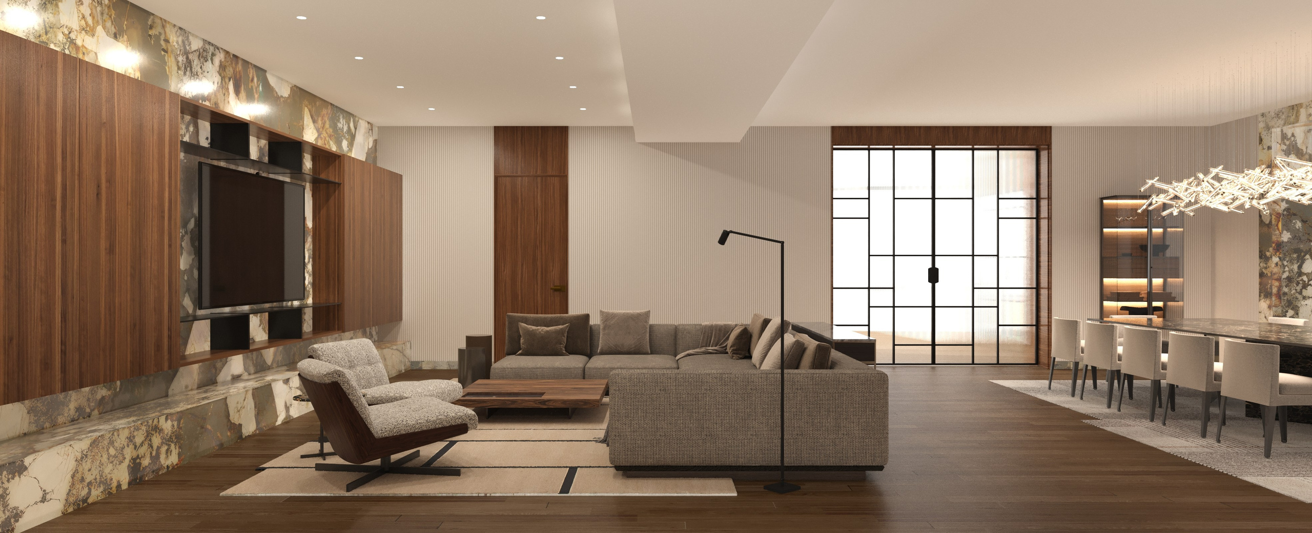 Квартира/ Звенигородское шоссе, г. Москва. Визуализация и анимация в Москве — Андрей Епифанов