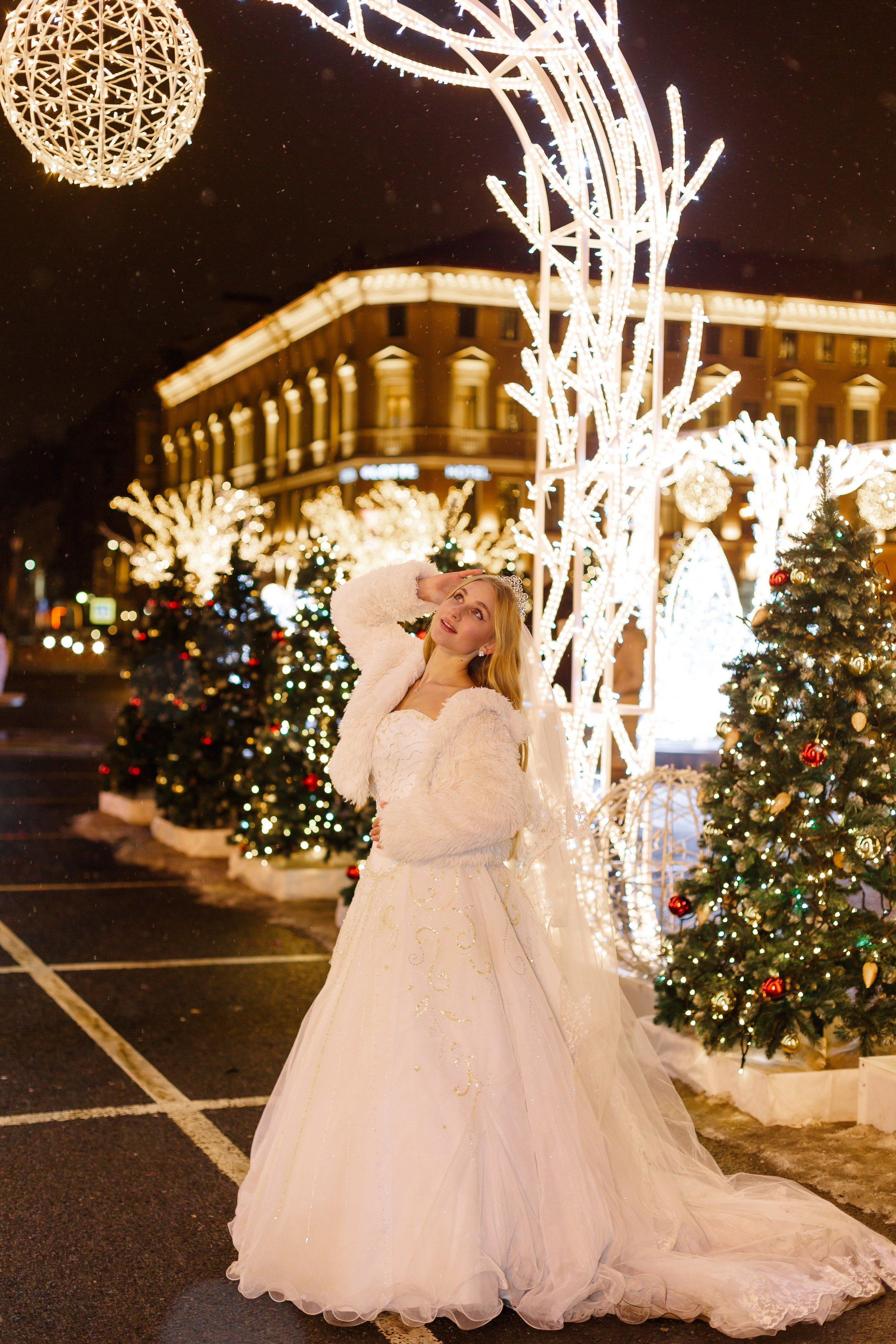 Прогулка по Новогоднему ночному Санкт- Петербургу. Свадебный и семейный фотограф Спб Бошман Ирина