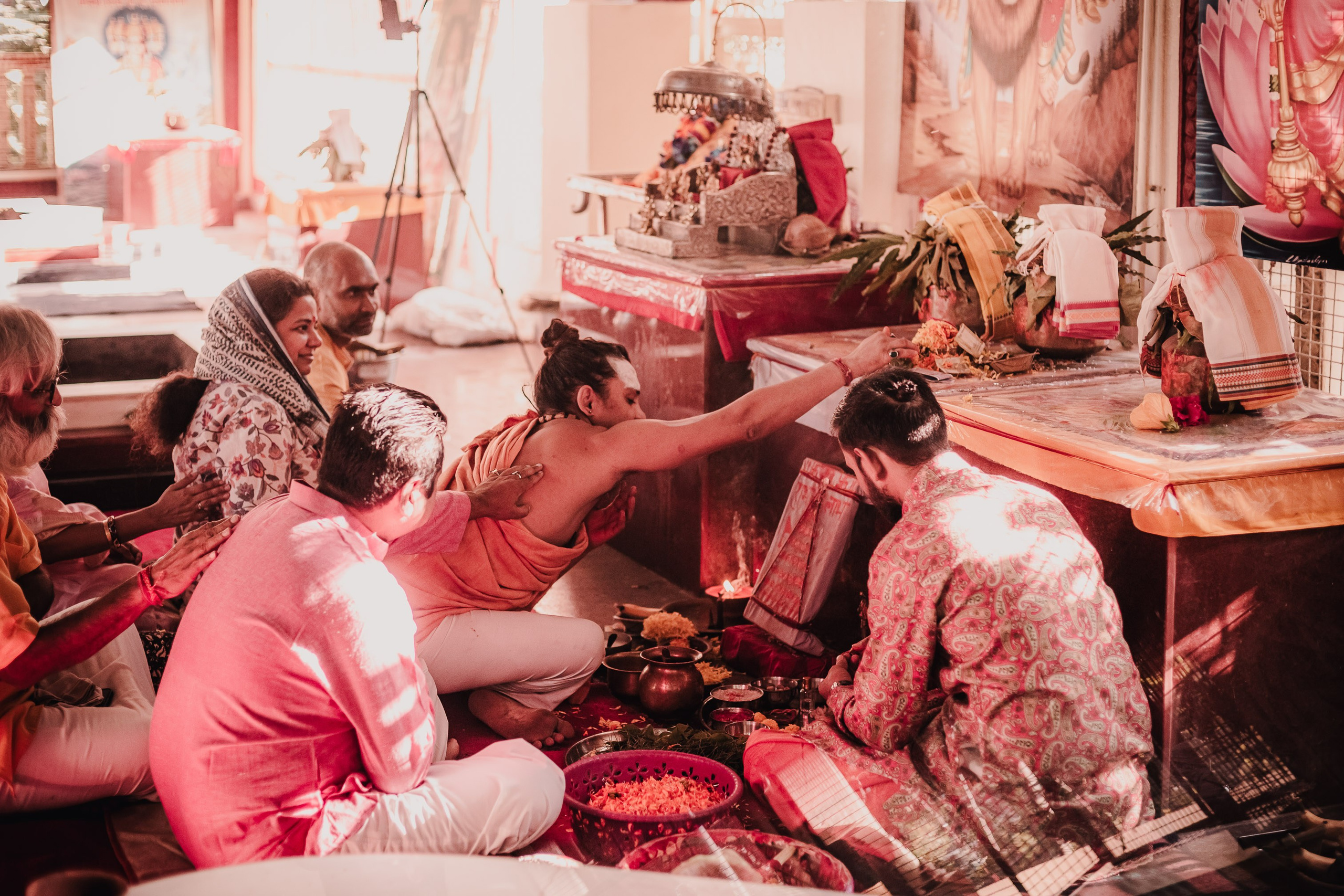 Lakshmi pooja in India. Mariam Bagdasaryan