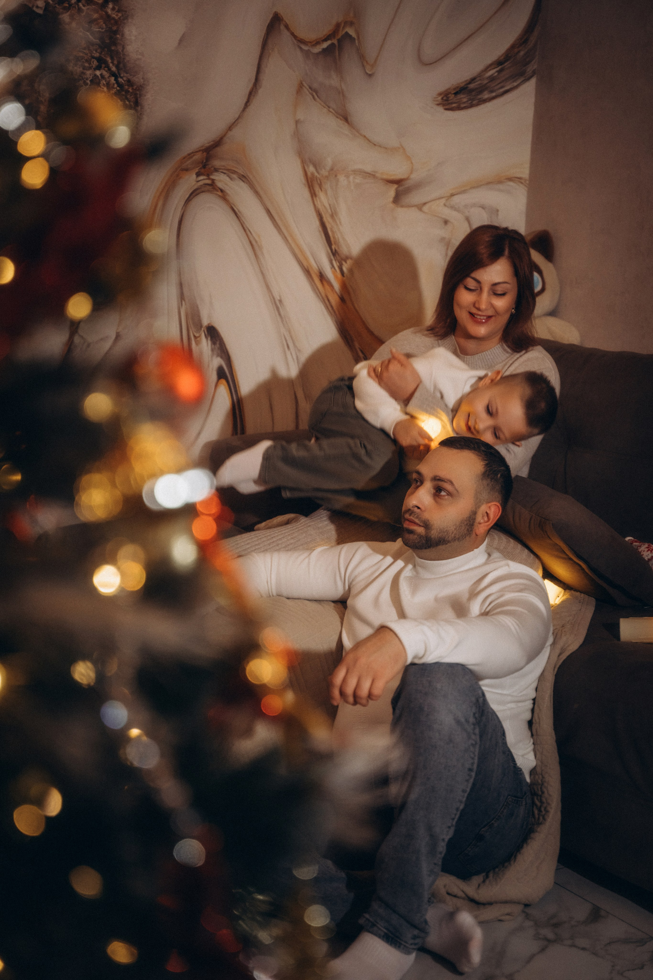 Семья Киприяновы, Новый год дома. Семейный фотограф в Белгороде Амелина Алина