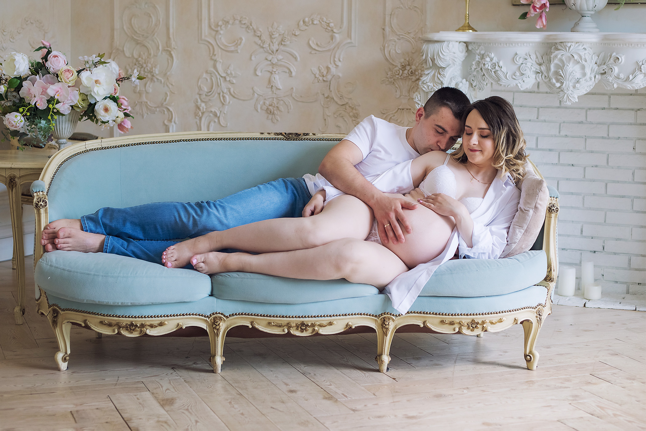 Беременная фотосессия