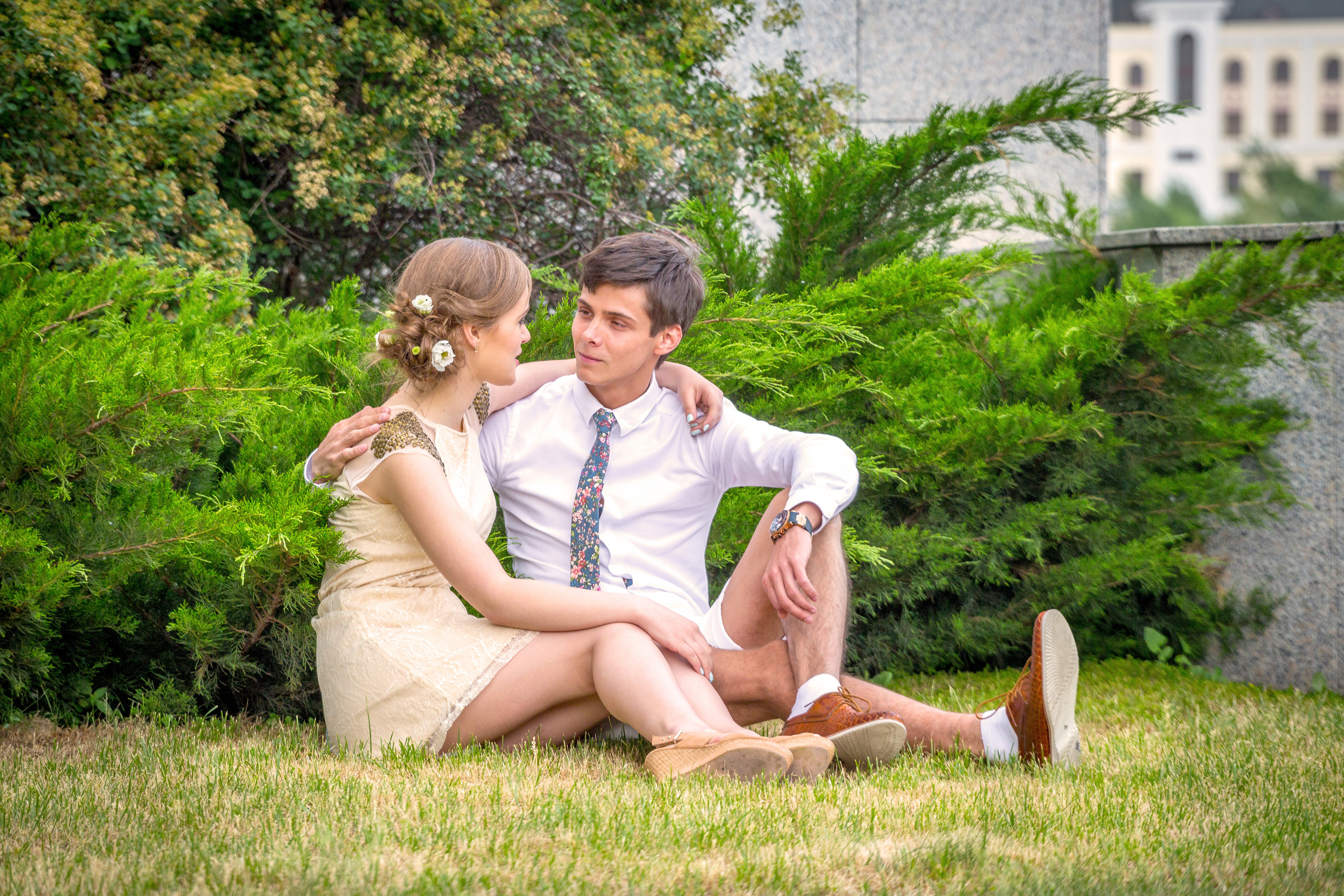 Лавстори в парке