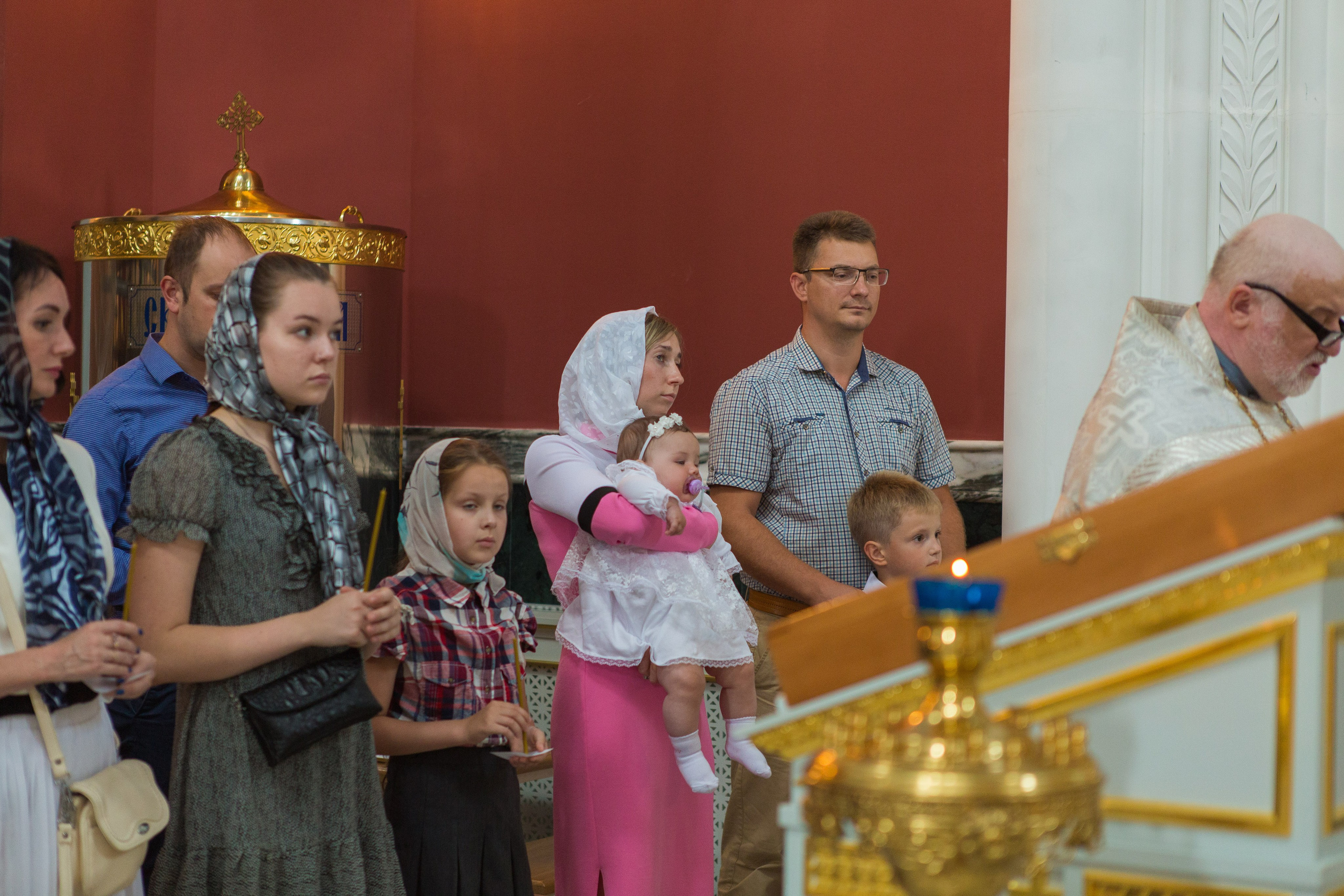 Крещение Вероника. Фотограф Александр Заломаев