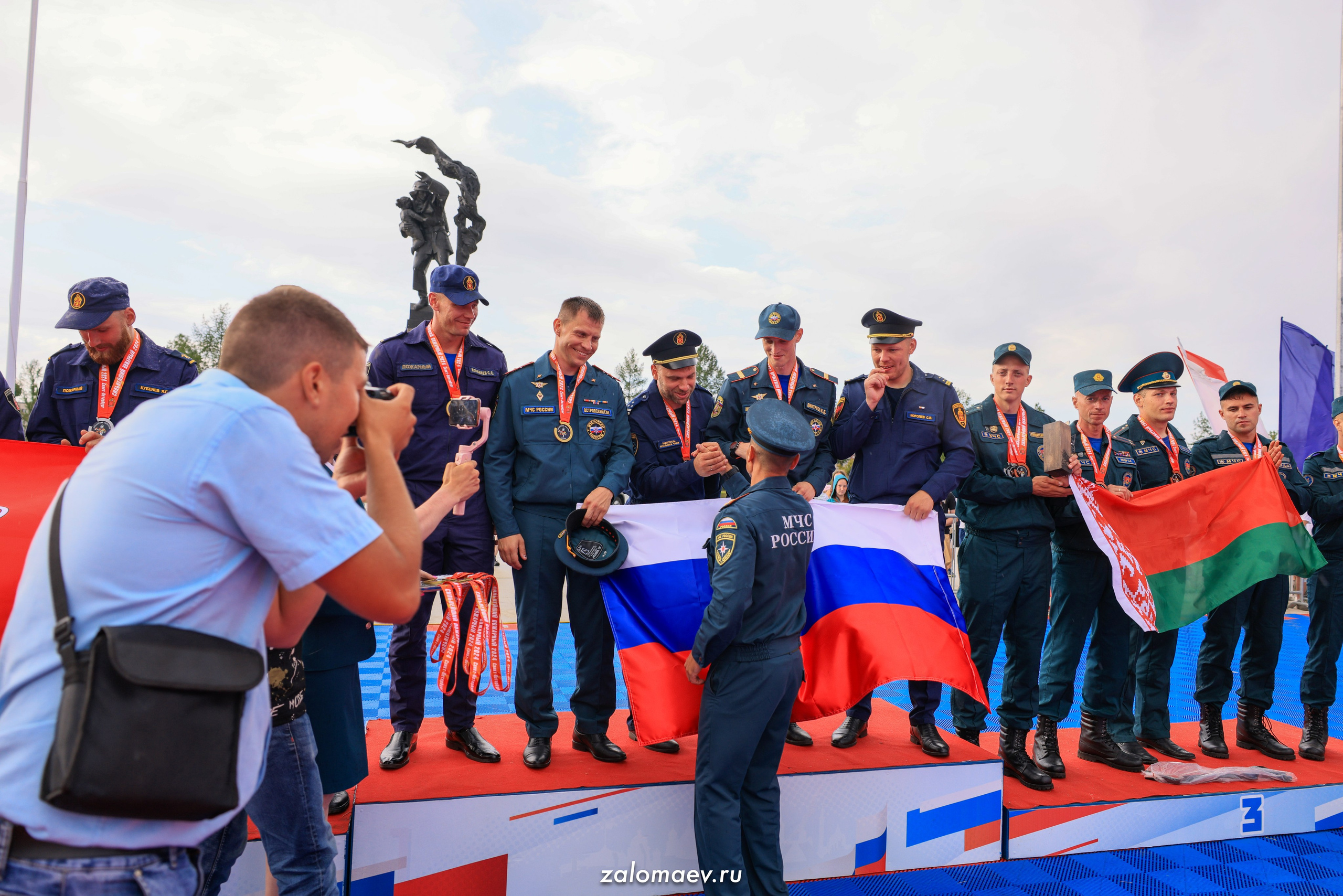 Сильнейший пожарный. Фотограф Александр Заломаев