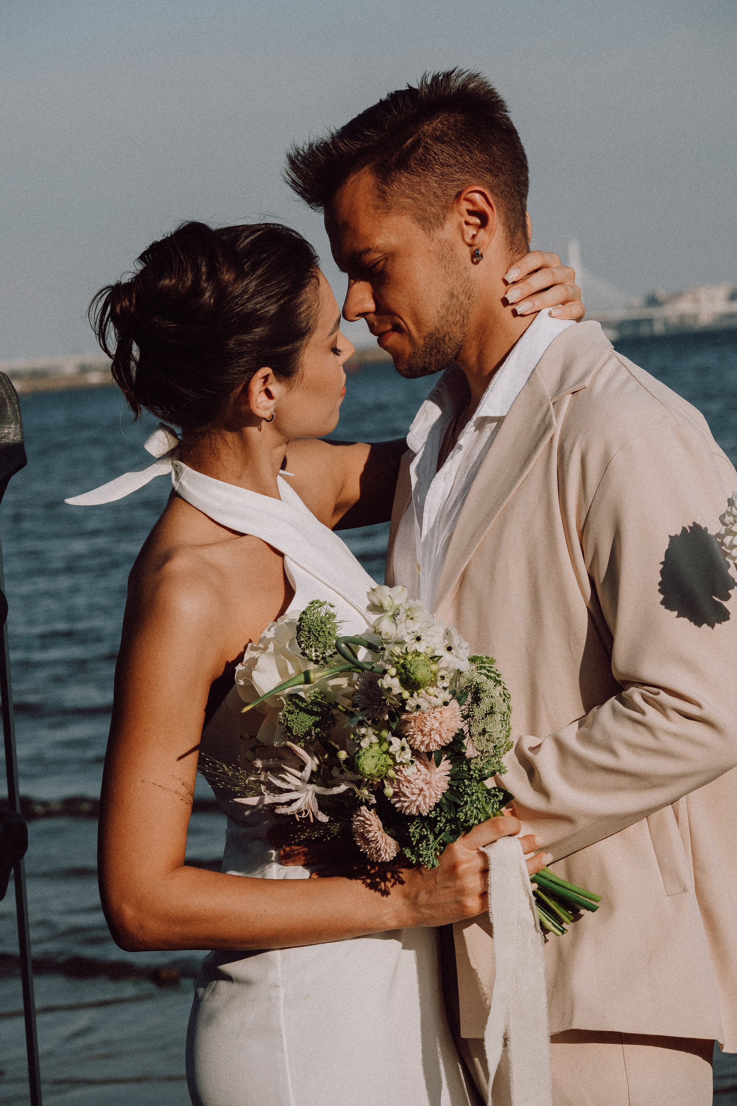 СВАДЕБНАЯ ФОТОСЕССИЯ ВЫЕЗДНОЙ ЦЕРЕМОНИИ (ФИНСКИЙ ЗАЛИВ). Профессиональный фотограф, Санкт-Петербург — Виктория Богомолова
