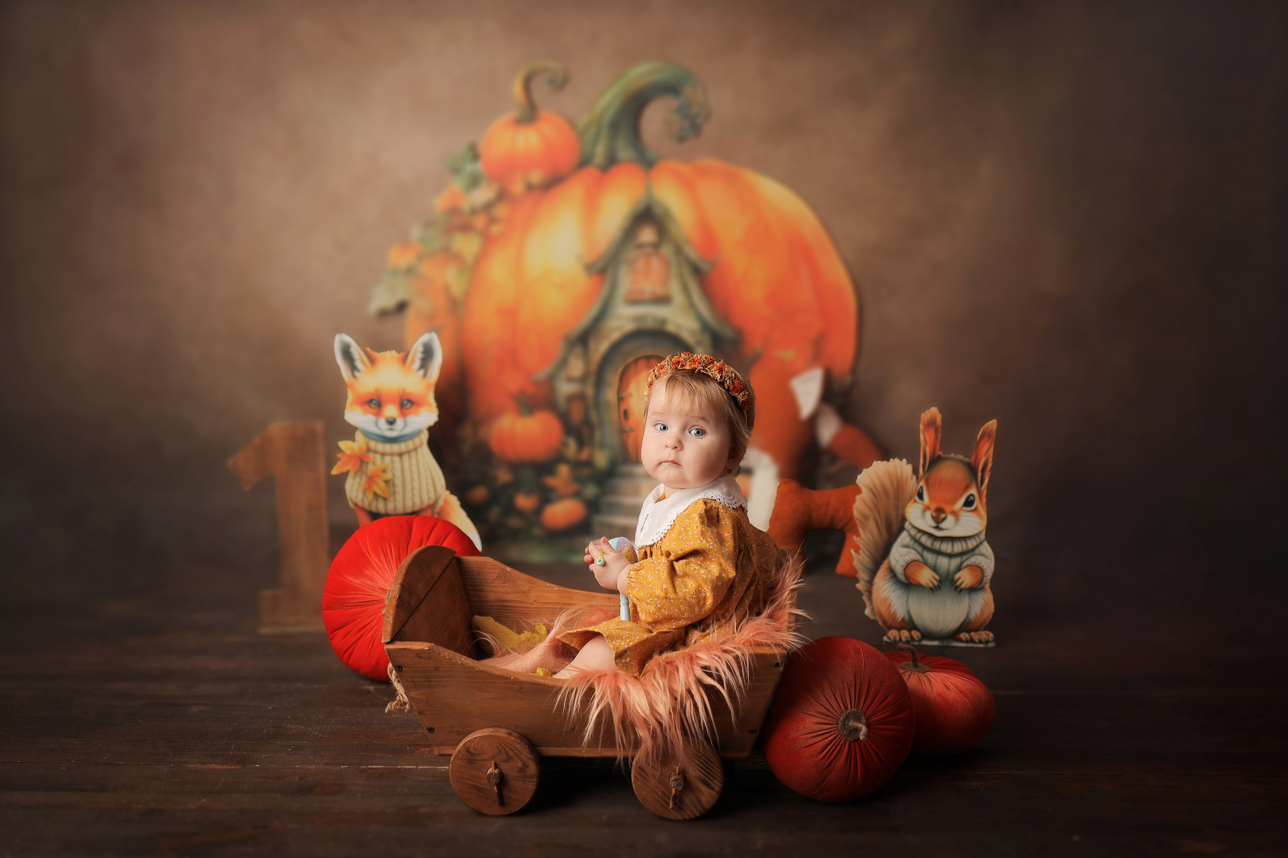 Юлианна, 1 годик. Фотограф новорожденных в Новокузнецке Анна Горошникова
