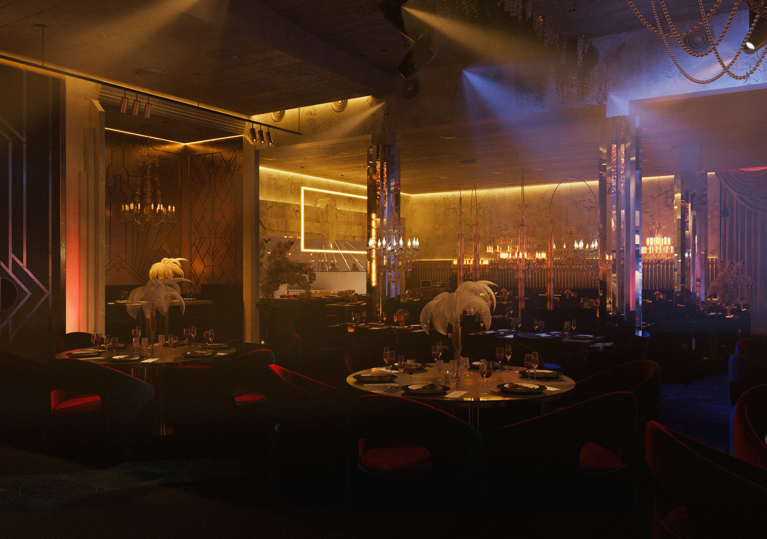 Ресторан CLC. Юлия Григорьева — 3D визуализатор