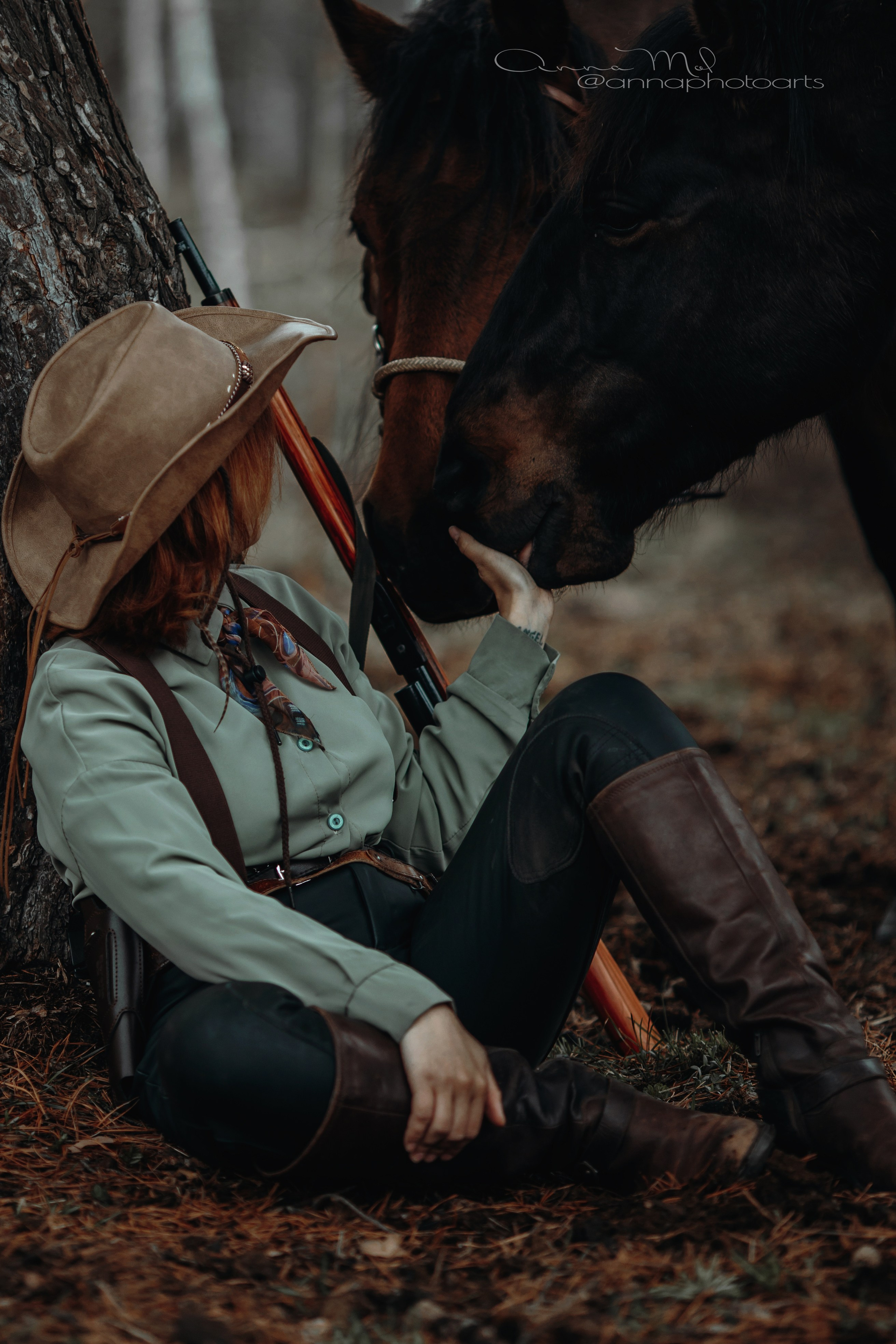 По мотивам любимой игры / РДР2. Анна Молчанова конный фотограф в Тюмени | фотосессии с лошадьми Тюмень