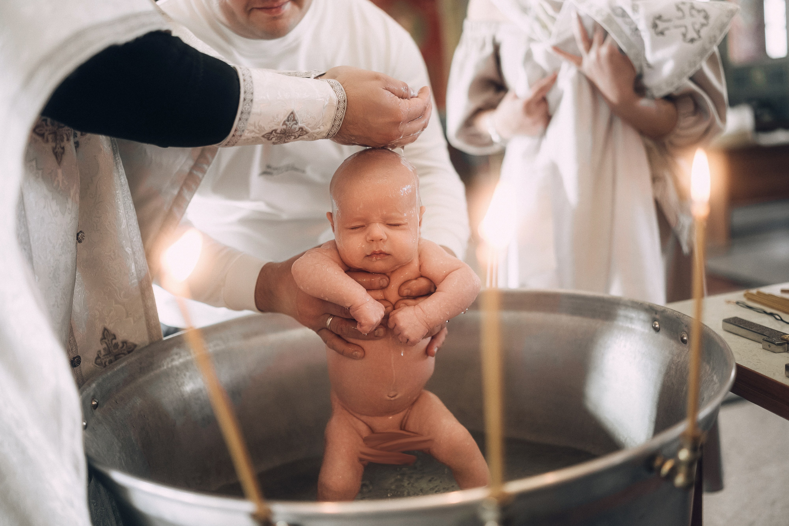 Фотосъемка таинства крещения в Воронеже. Свадебный и репортажный фотограф в Воронеже Роман Янко
