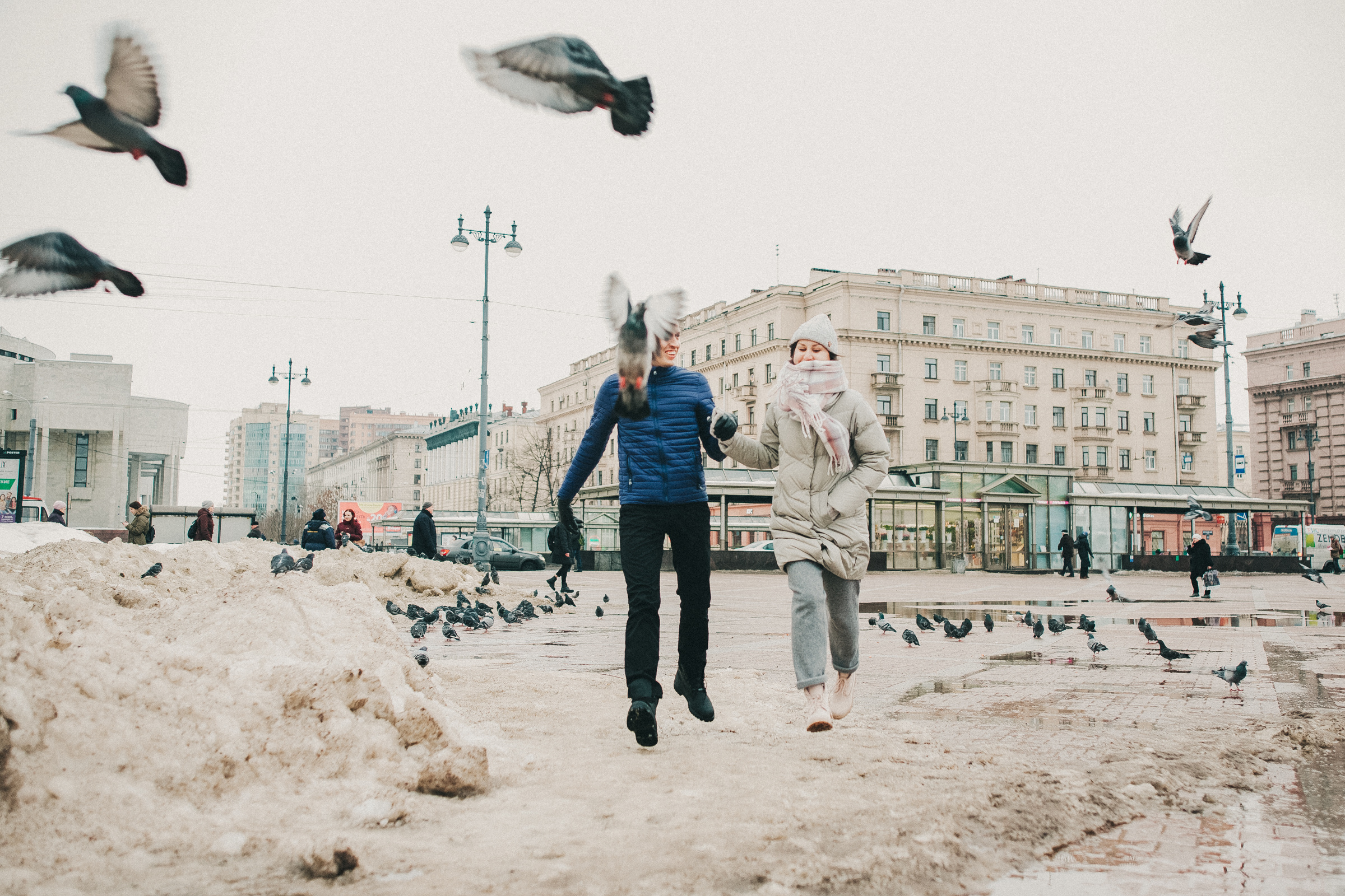 Субботняя прогулка Максима и Ани. Семейный фотограф, фотограф родов, репортажей фотограф в Санкт-Петербу