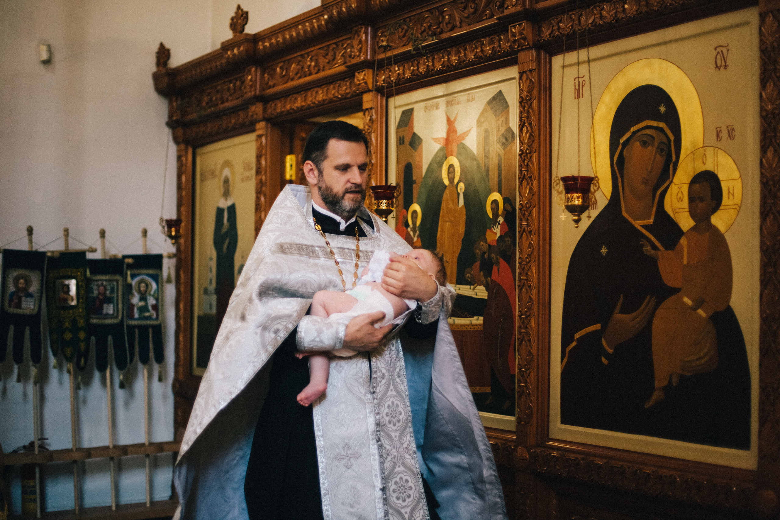 Крещение Мироши. Семейный фотограф, фотограф родов, репортажей фотограф в Санкт-Петербу