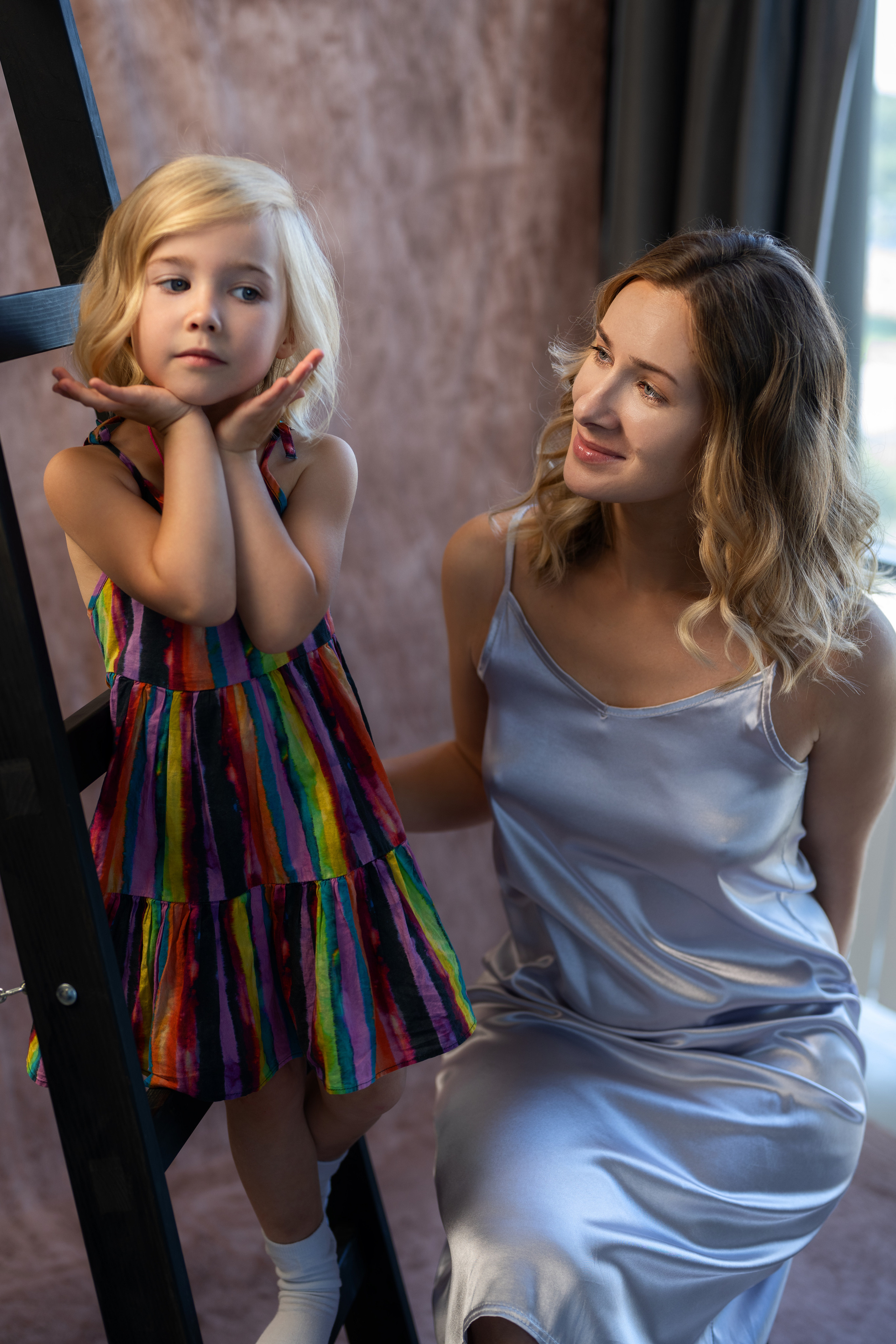 Фотосессия мамы и дочки