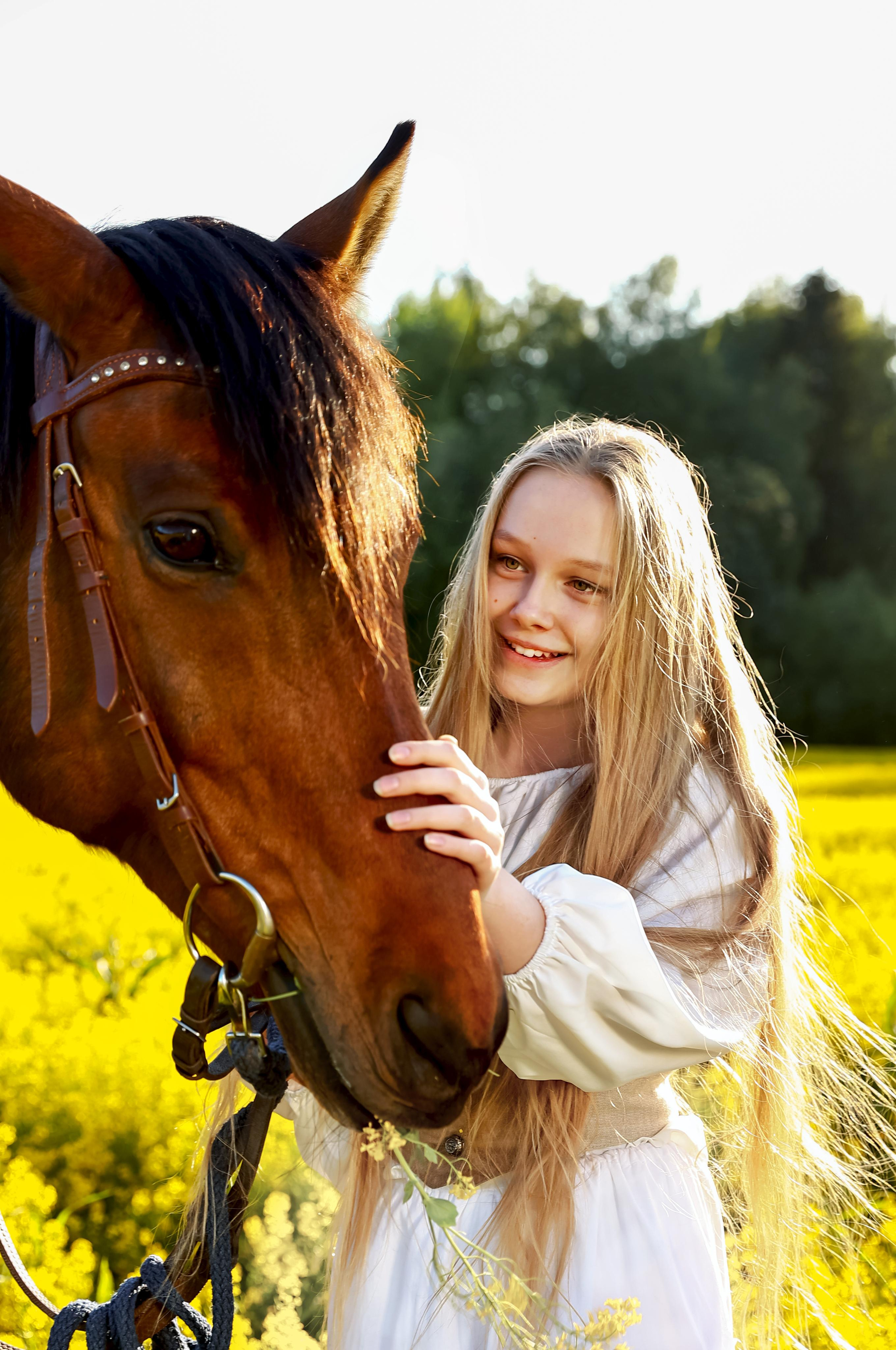 Съемка с конем на природе. Фотограф — Татьяна Кириллова, г. Санкт-Петербург