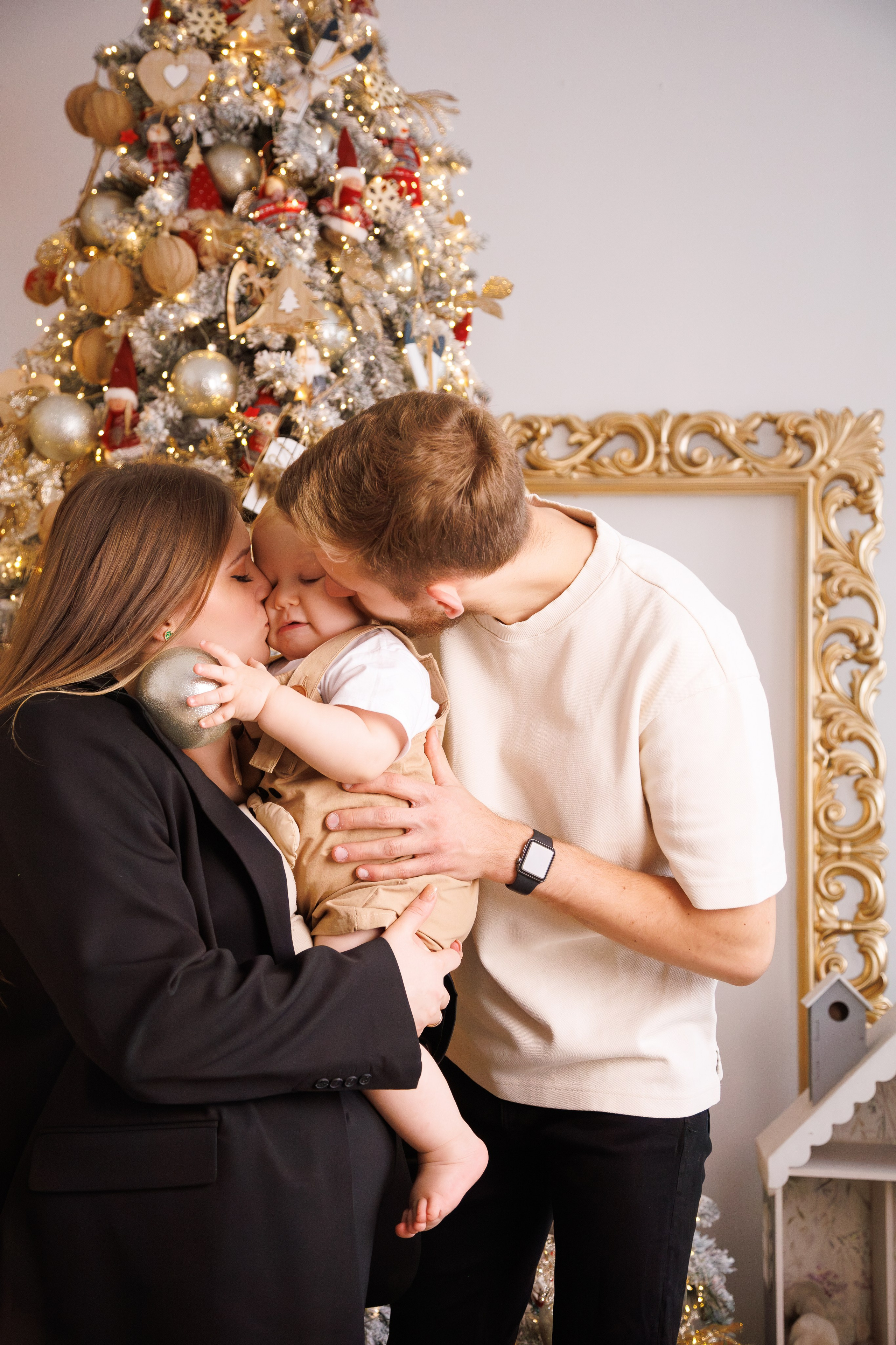 Семейная + новогодняя. Анастасия, Фотограф женского портрета и беременности в стиле vogue