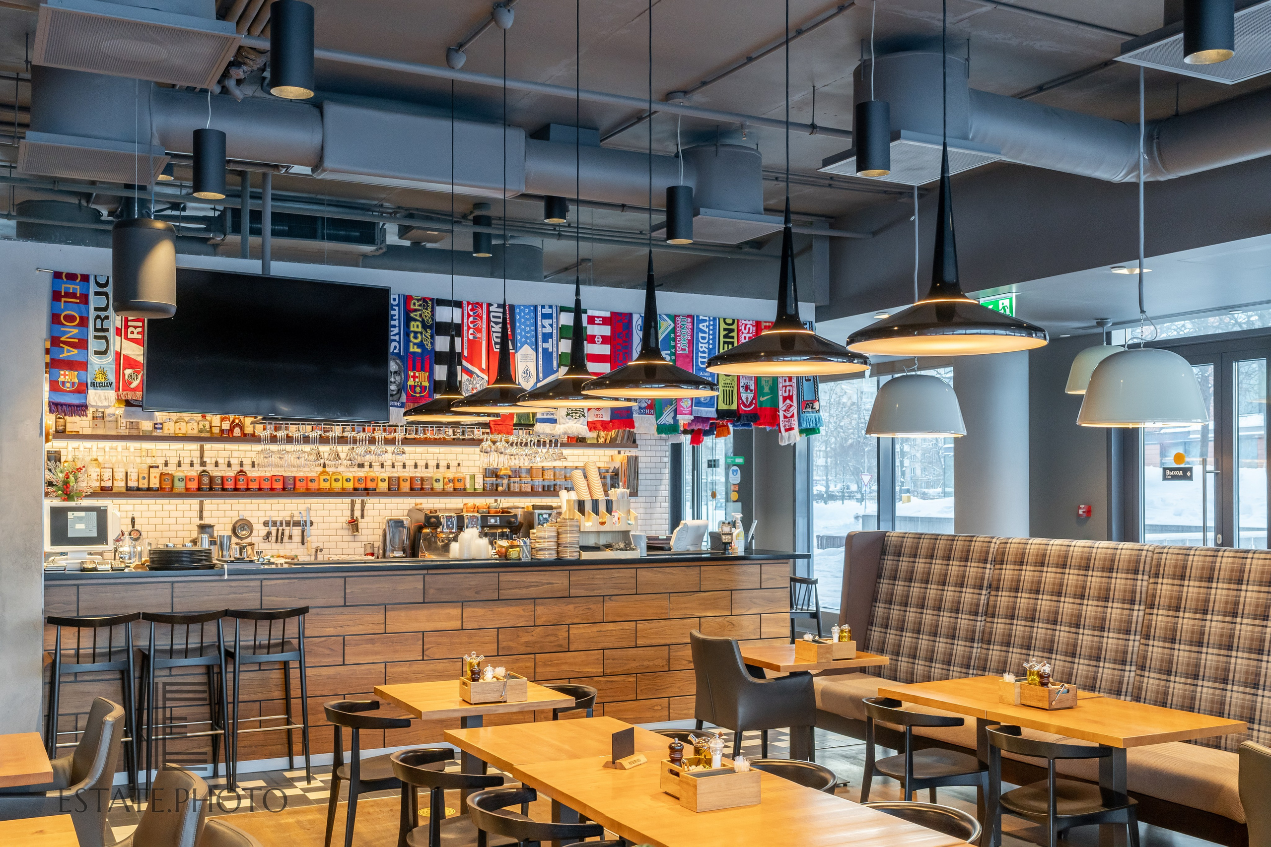 Кафе и рестораны. Интерьерный фотограф Москва Татьяна Казакова