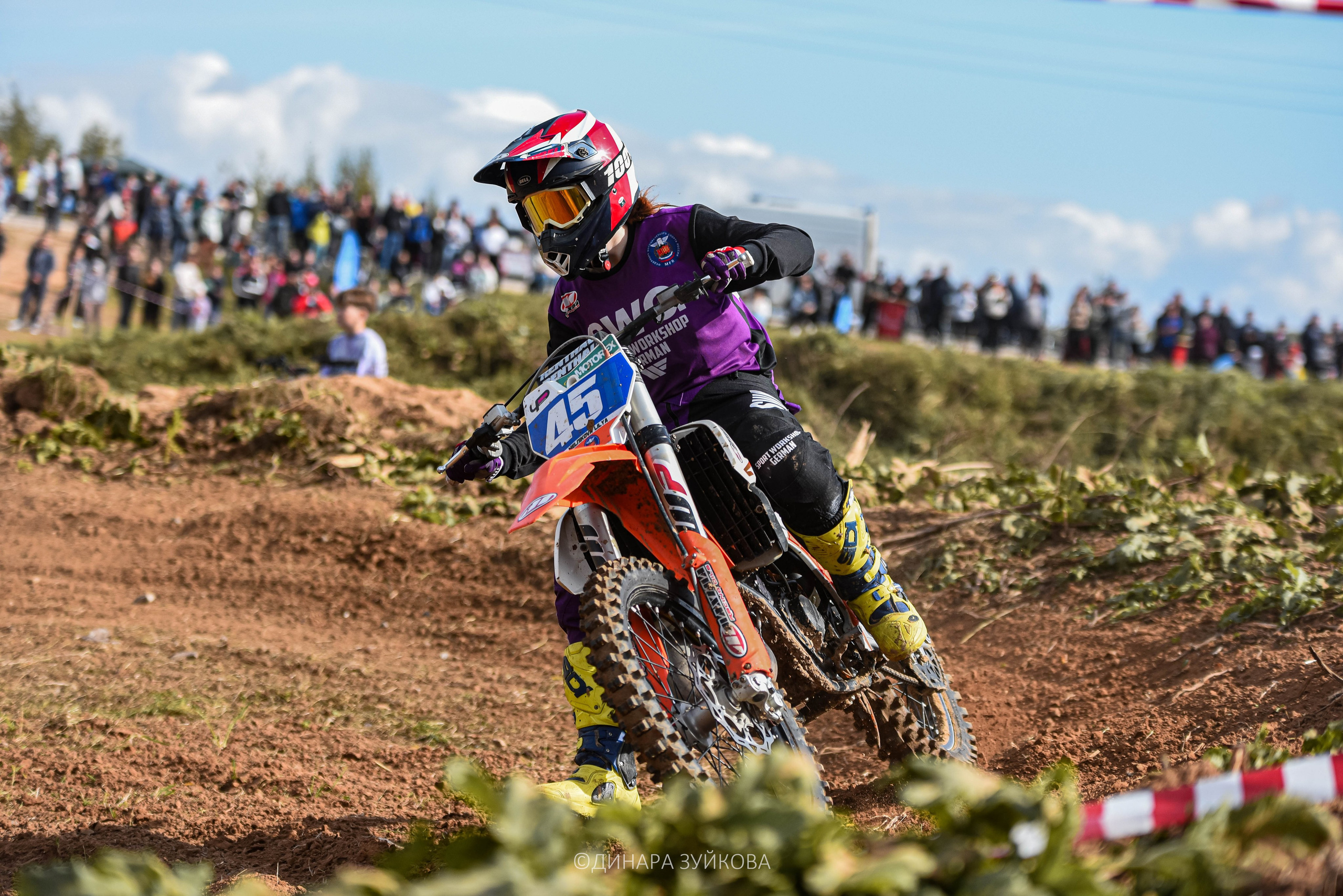 4 этап летнего чемпионата НО по мотокроссу ФМСНО в г. Чкаловск. Мотофотограф в Нижнем Новгороде Динара Зуйкова