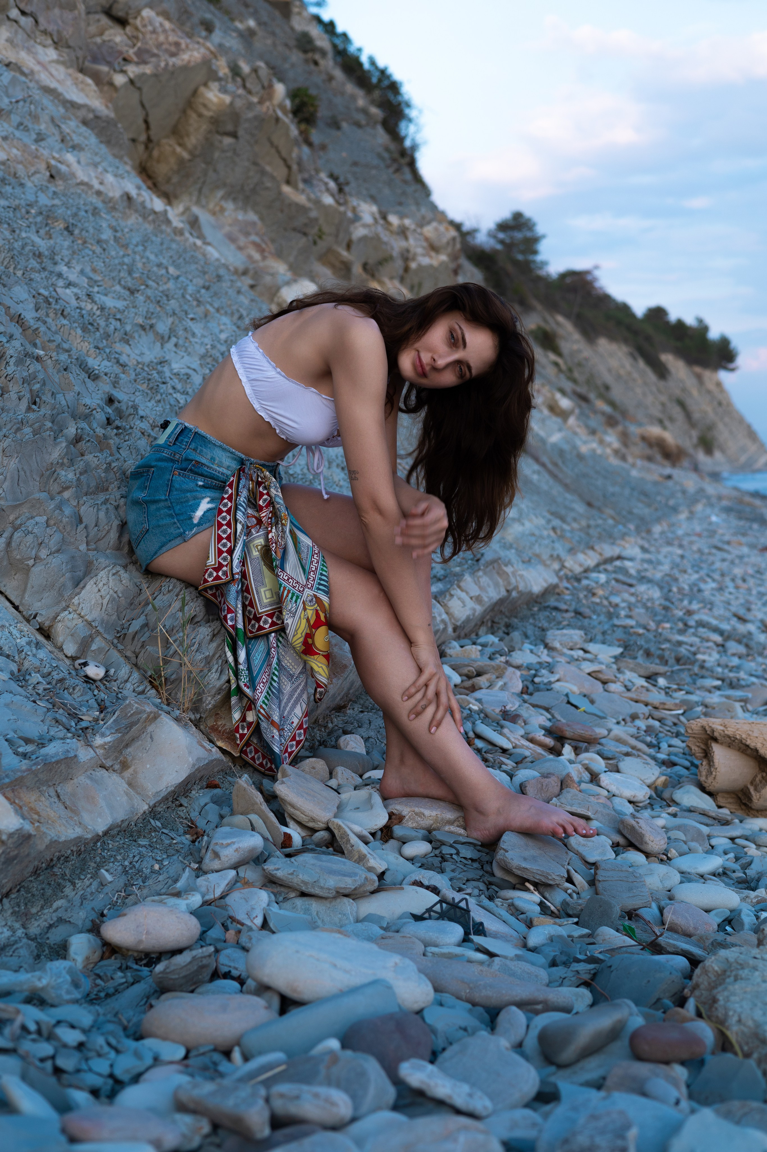 Ксюша, море. Репортажный фотограф Алёна Кантемирова