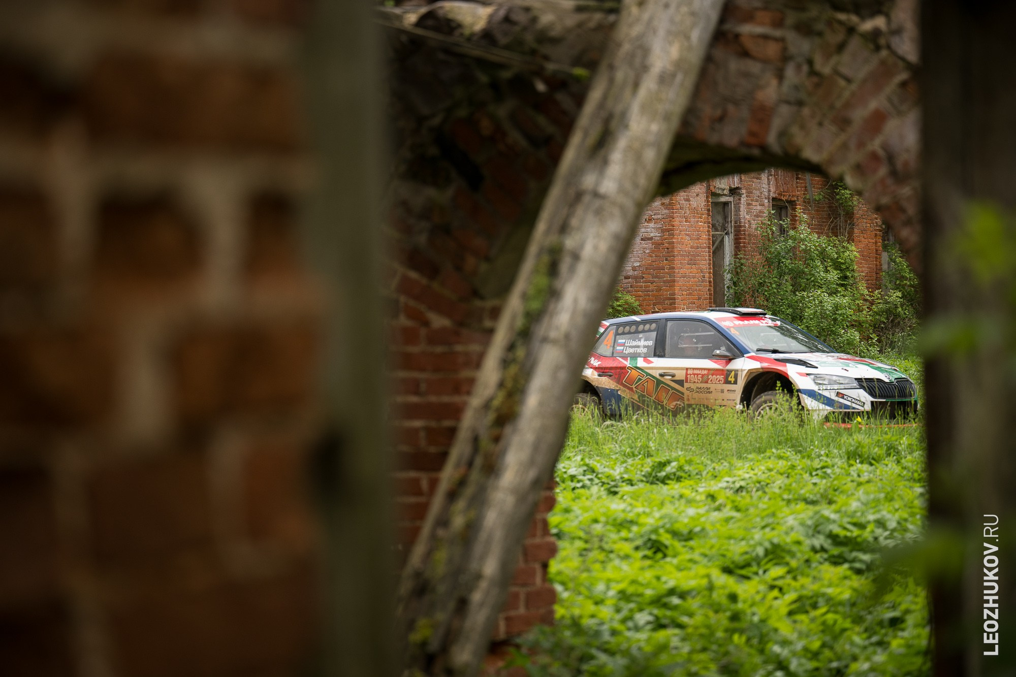 Rally Pushkinskie gory 2025. Sports photographer Leonid Zhukov
