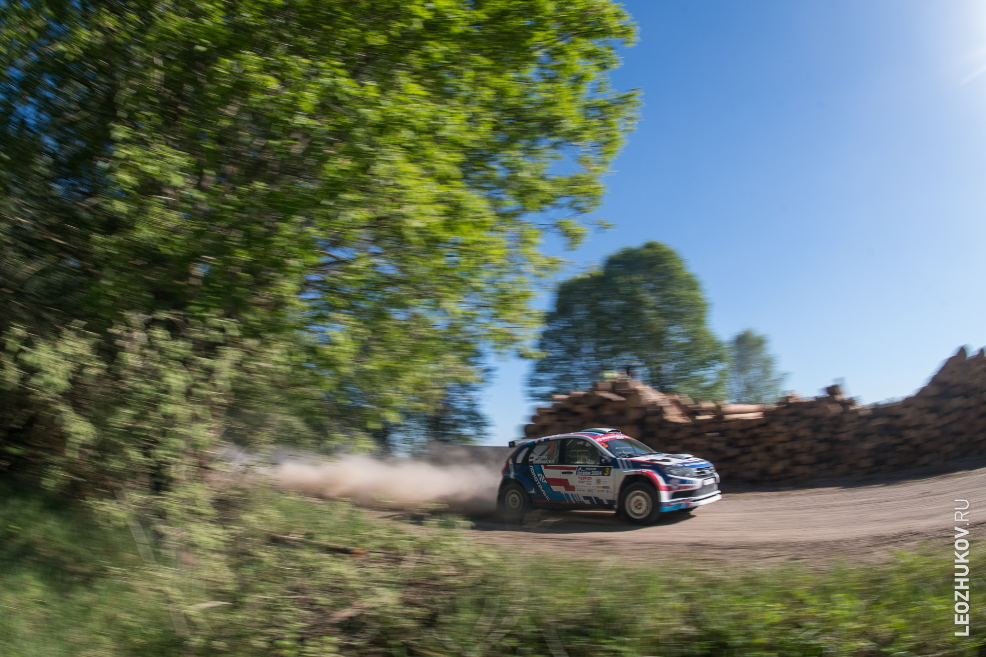 Rally Pskov 2024. Sports photographer Leonid Zhukov