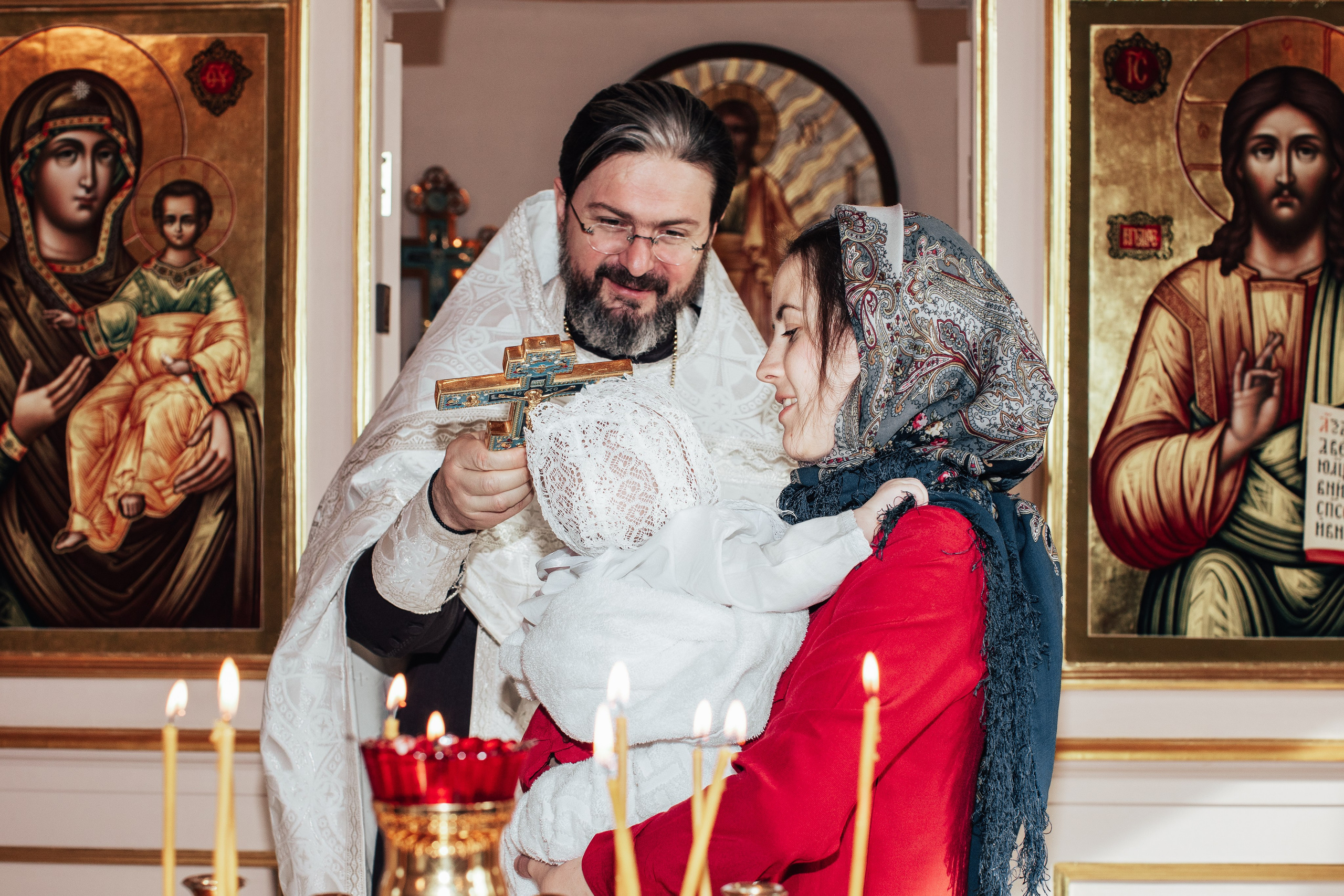 Крещение Анисии. Фотосессии в Москве - фотограф Неонилла Ленко
