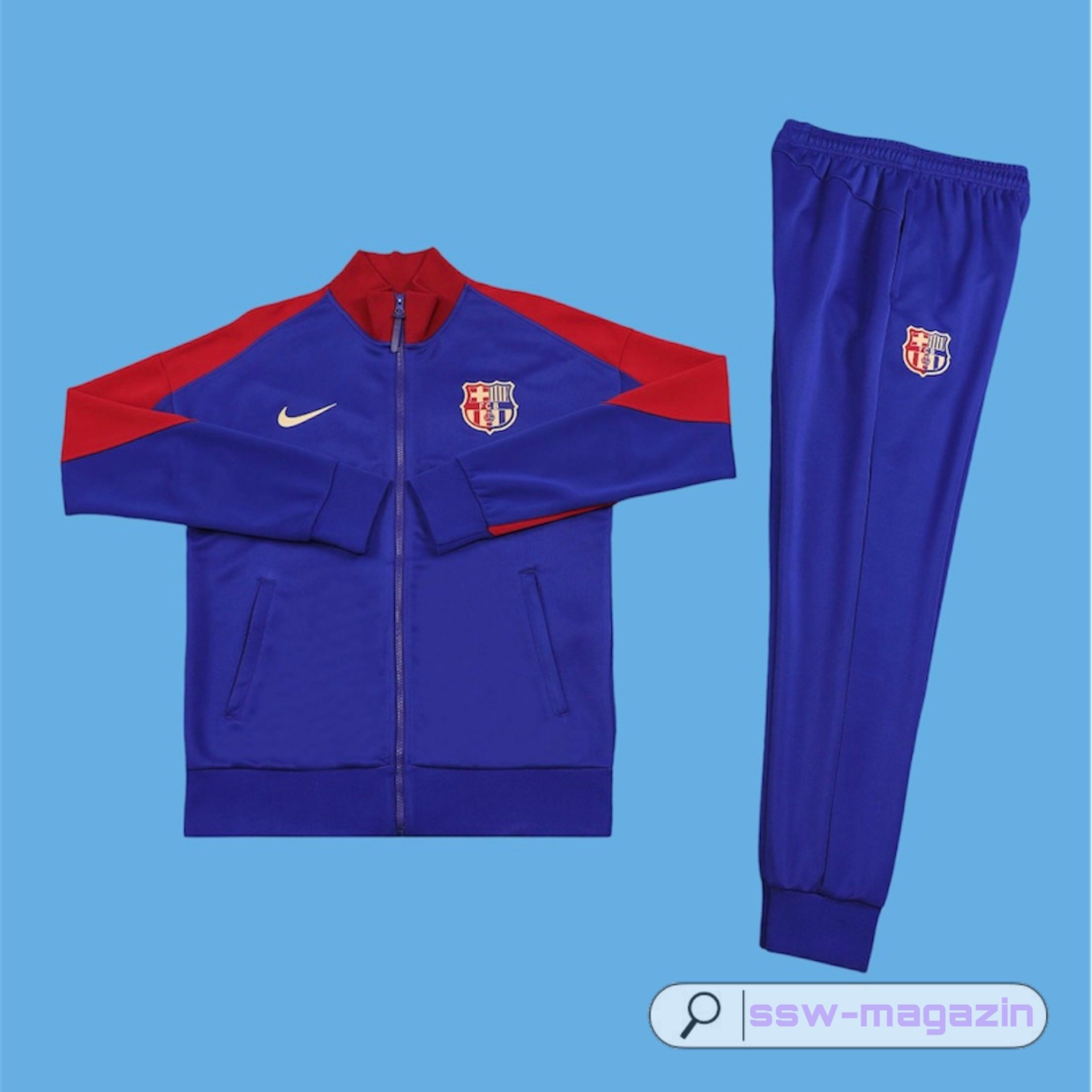 Синий костюм Барселона 2024-2025 купить. Футбольный магазин — ssw_magazin