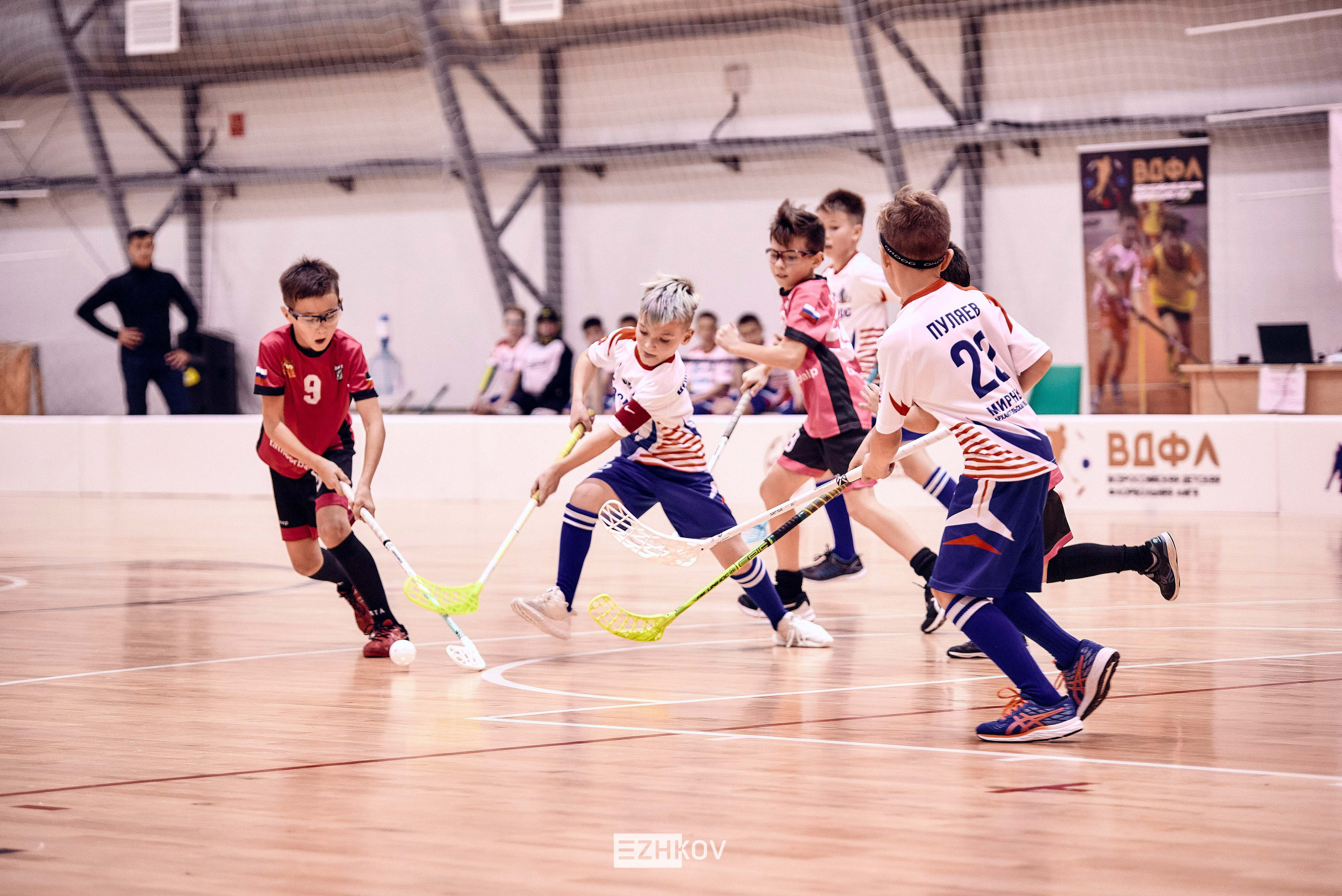 Всероссийская детская лига по флорболу "Русская осень" 25 - 26 -31 октября 2021. Нижний Новгород. Нижегородская область. База спорта "море спорта". Фотограф Ежков Алексей.