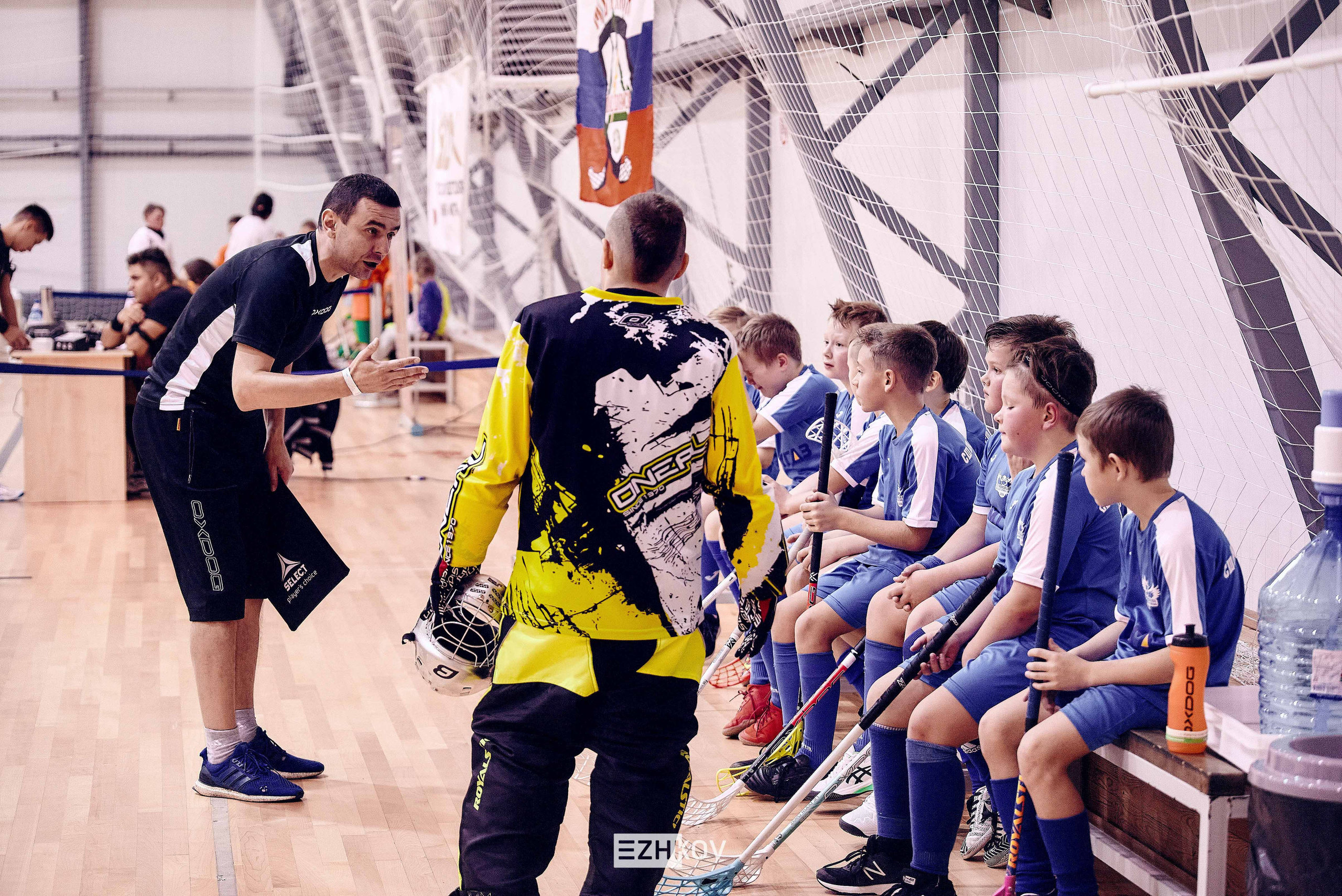 Всероссийская детская лига по флорболу "Русская осень" 25 - 26 -31 октября 2021. Нижний Новгород. Нижегородская область. База спорта "море спорта". Фотограф Ежков Алексей.