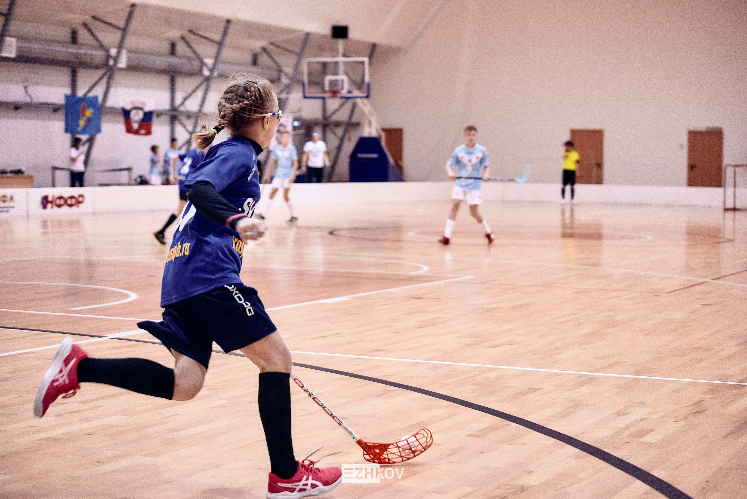 Всероссийская детская лига по флорболу "Русская осень" 25 - 26 -31 октября 2021. Нижний Новгород. Нижегородская область. База спорта "море спорта". Фотограф Ежков Алексей.