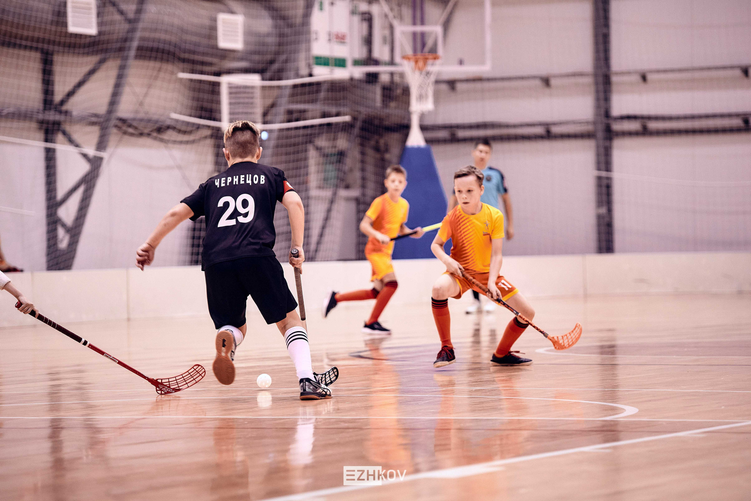 Всероссийская детская лига по флорболу "Русская осень" 25 - 26 -31 октября 2021. Нижний Новгород. Нижегородская область. База спорта "море спорта". Фотограф Ежков Алексей.