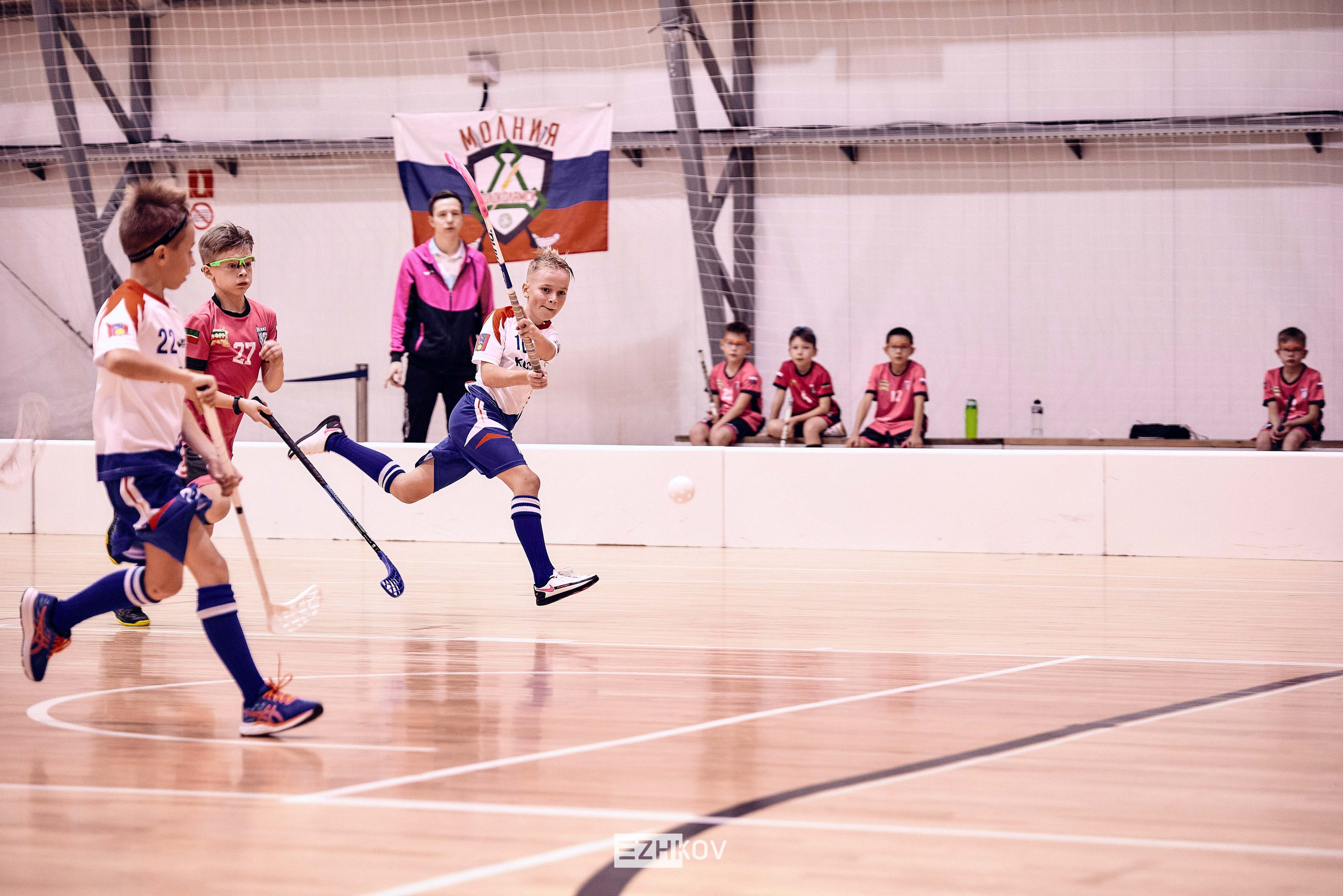 Всероссийская детская лига по флорболу "Русская осень" 25 - 26 -31 октября 2021. Нижний Новгород. Нижегородская область. База спорта "море спорта". Фотограф Ежков Алексей.