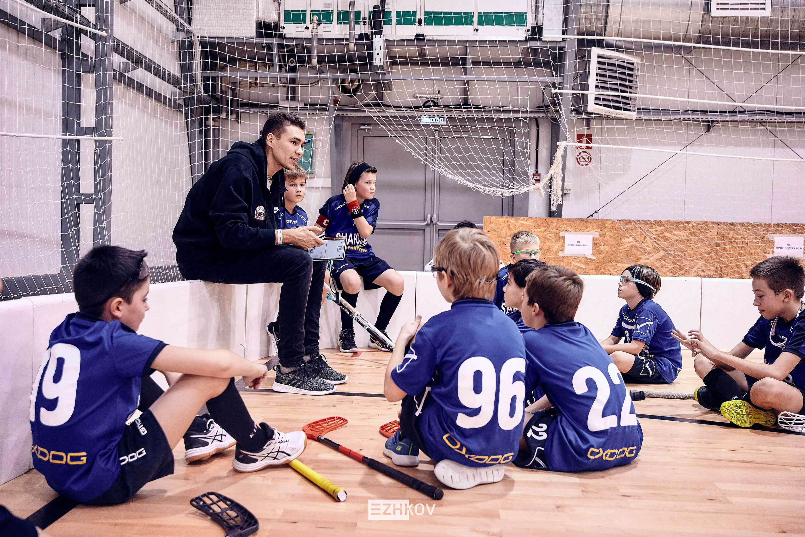 Всероссийская детская лига по флорболу "Русская осень" 25 - 26 -31 октября 2021. Нижний Новгород. Нижегородская область. База спорта "море спорта". Фотограф Ежков Алексей.