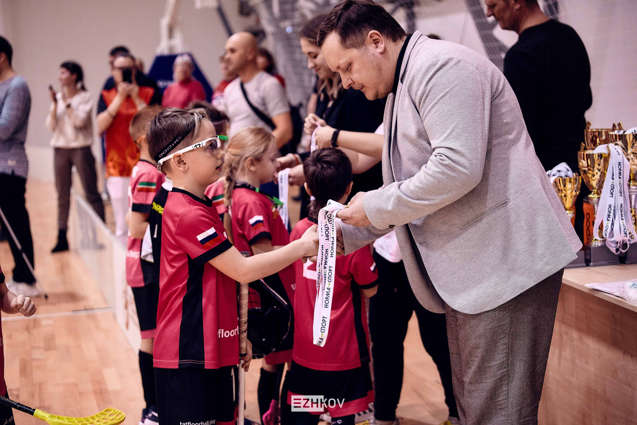 Всероссийская детская лига по флорболу "Русская осень" 25 - 26 -31 октября 2021. Нижний Новгород. Нижегородская область. База спорта "море спорта". Фотограф Ежков Алексей.