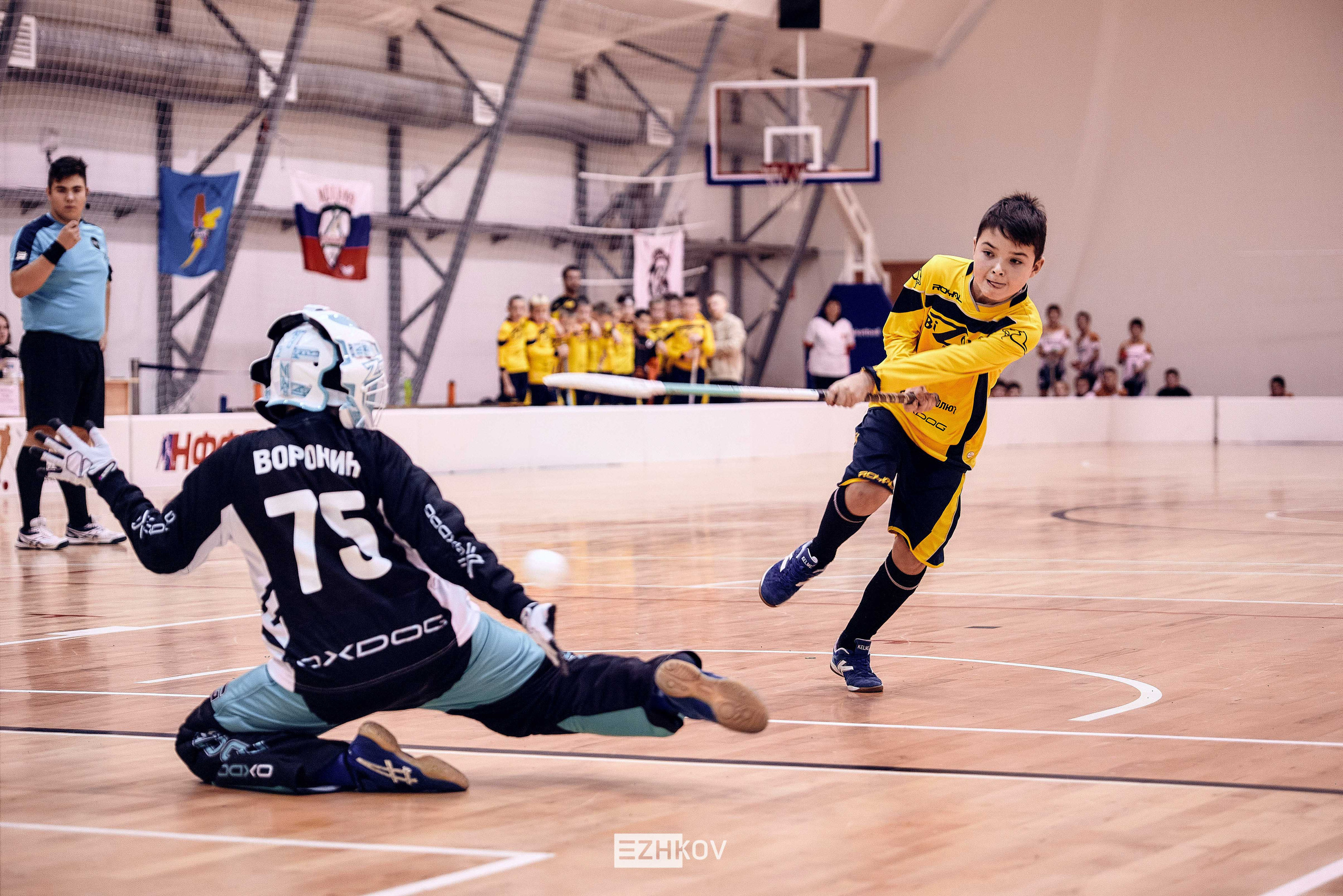 Всероссийская детская лига по флорболу "Русская осень" 25 - 26 -31 октября 2021. Нижний Новгород. Нижегородская область. База спорта "море спорта". Фотограф Ежков Алексей.