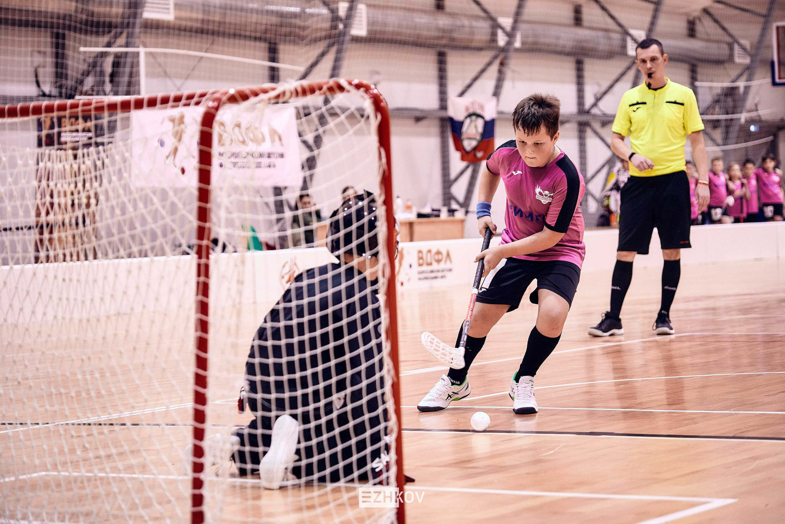 Всероссийская детская лига по флорболу "Русская осень" 25 - 26 -31 октября 2021. Нижний Новгород. Нижегородская область. База спорта "море спорта". Фотограф Ежков Алексей.