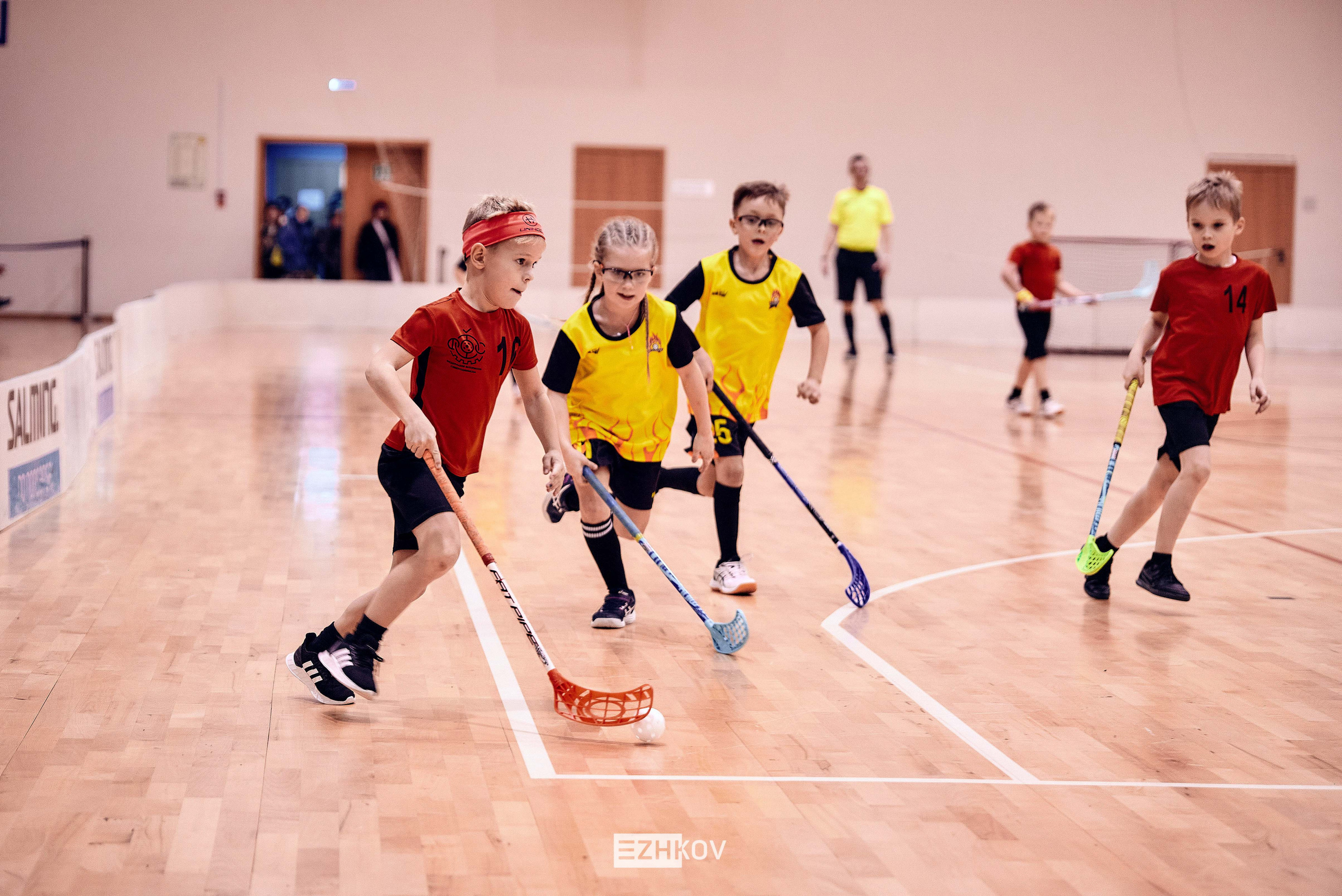 Всероссийская детская лига по флорболу "Русская осень" 25 - 26 -31 октября 2021. Нижний Новгород. Нижегородская область. База спорта "море спорта". Фотограф Ежков Алексей.