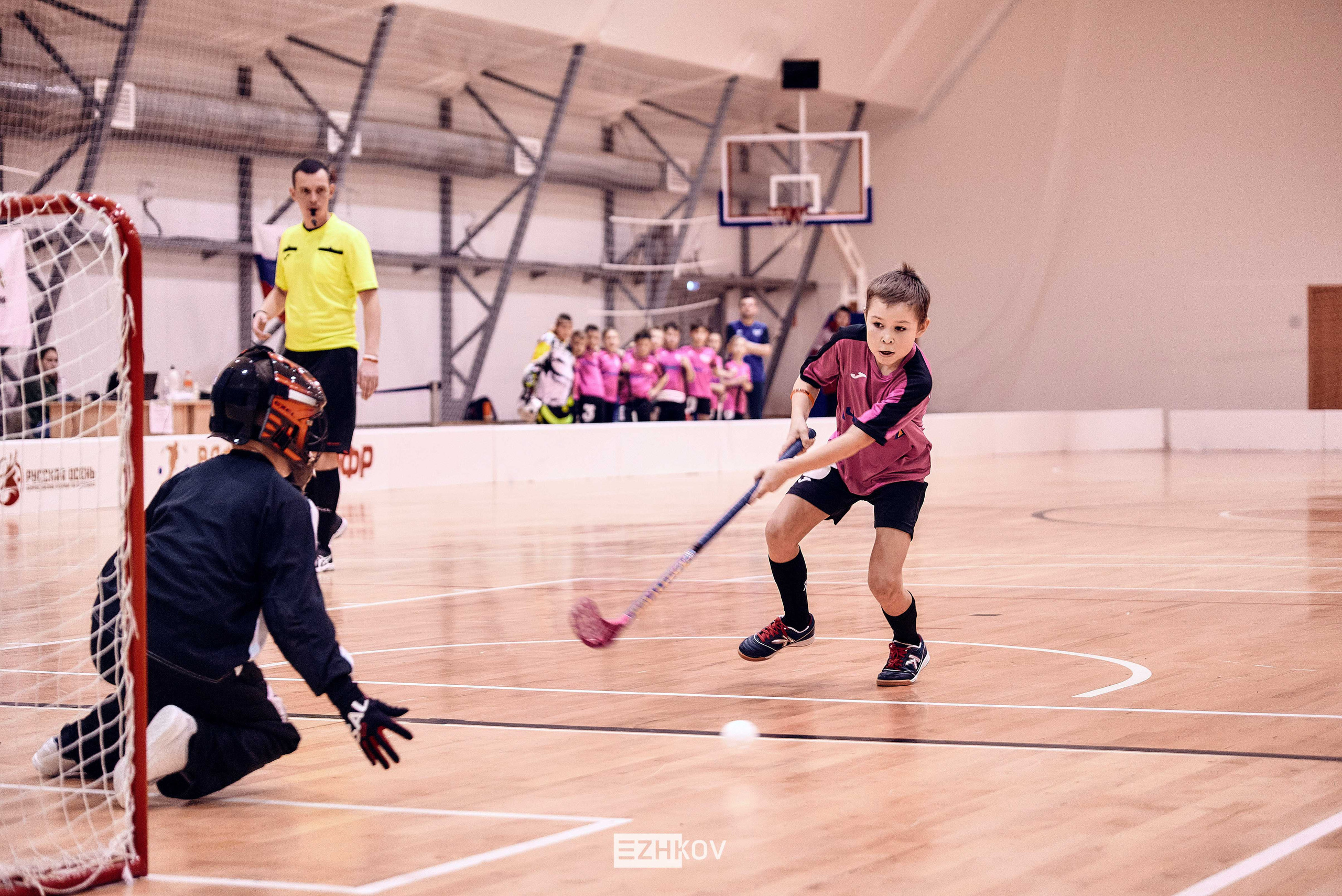 Всероссийская детская лига по флорболу "Русская осень" 25 - 26 -31 октября 2021. Нижний Новгород. Нижегородская область. База спорта "море спорта". Фотограф Ежков Алексей.