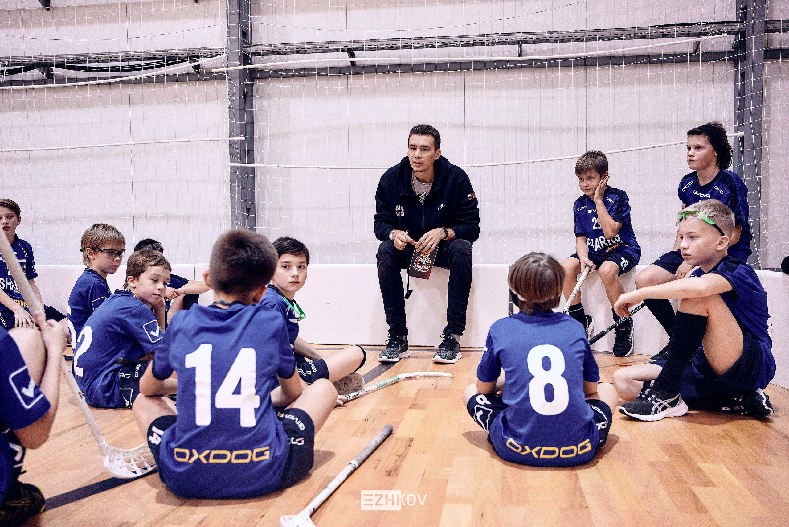 Всероссийская детская лига по флорболу "Русская осень" 25 - 26 -31 октября 2021. Нижний Новгород. Нижегородская область. База спорта "море спорта". Фотограф Ежков Алексей.