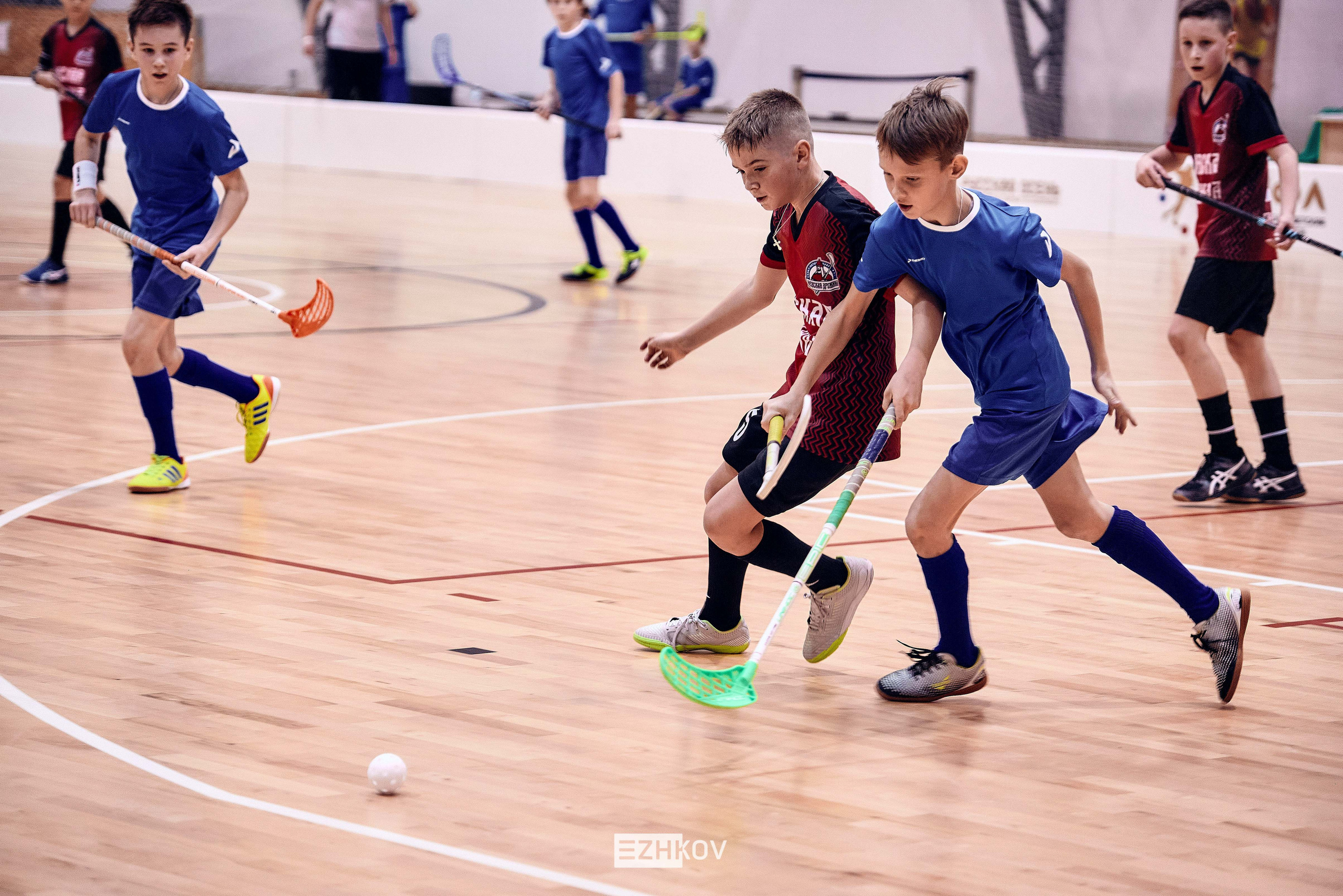 Всероссийская детская лига по флорболу "Русская осень" 25 - 26 -31 октября 2021. Нижний Новгород. Нижегородская область. База спорта "море спорта". Фотограф Ежков Алексей.