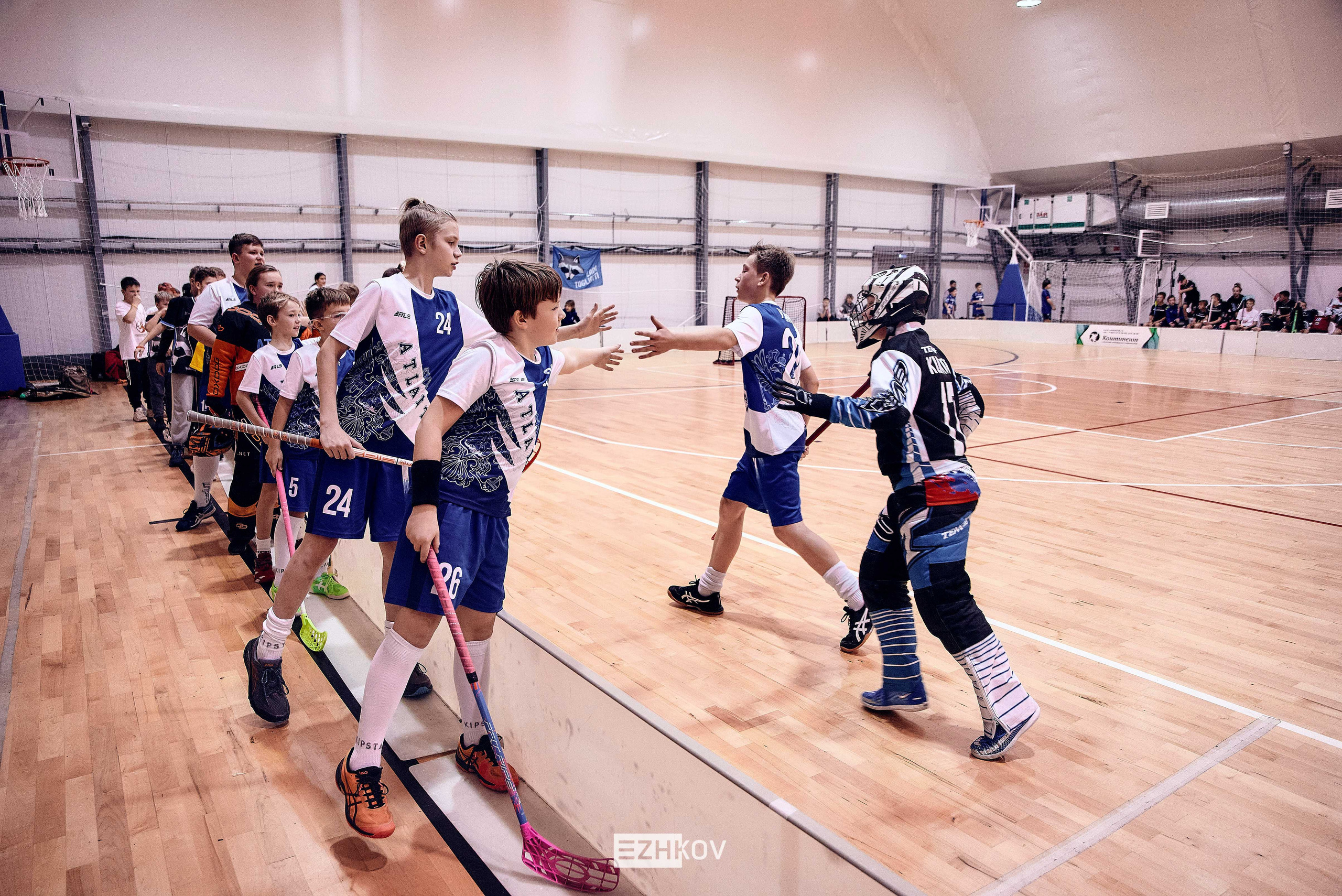 Всероссийская детская лига по флорболу "Русская осень" 25 - 26 -31 октября 2021. Нижний Новгород. Нижегородская область. База спорта "море спорта". Фотограф Ежков Алексей.