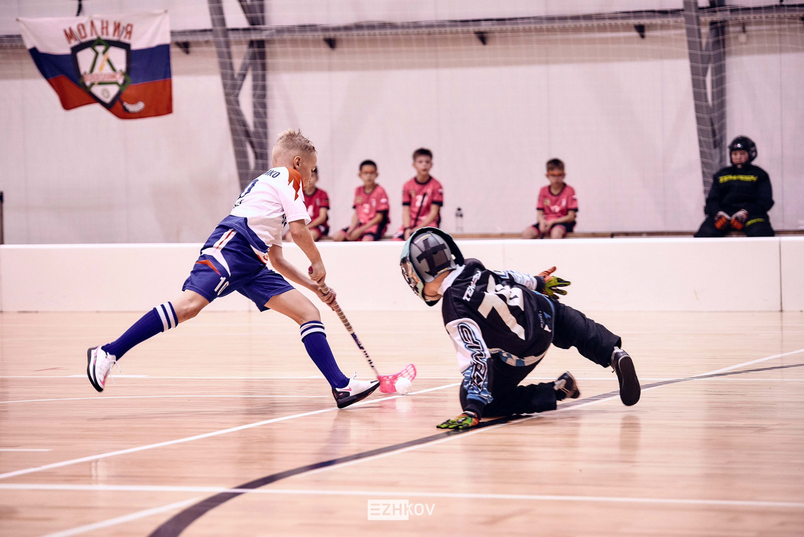 Всероссийская детская лига по флорболу "Русская осень" 25 - 26 -31 октября 2021. Нижний Новгород. Нижегородская область. База спорта "море спорта". Фотограф Ежков Алексей.