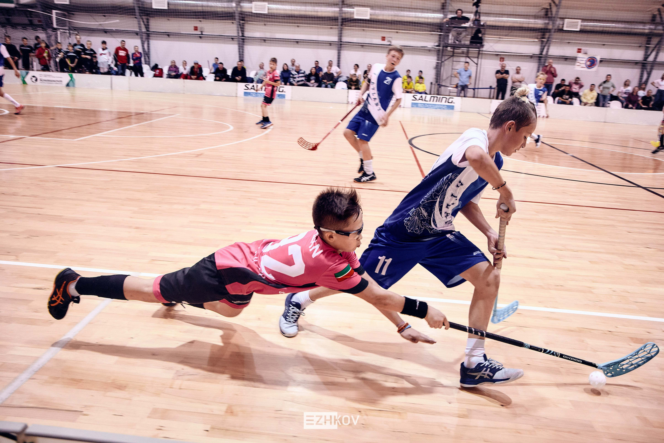 Всероссийская детская лига по флорболу "Русская осень" 25 - 26 -31 октября 2021. Нижний Новгород. Нижегородская область. База спорта "море спорта". Фотограф Ежков Алексей.