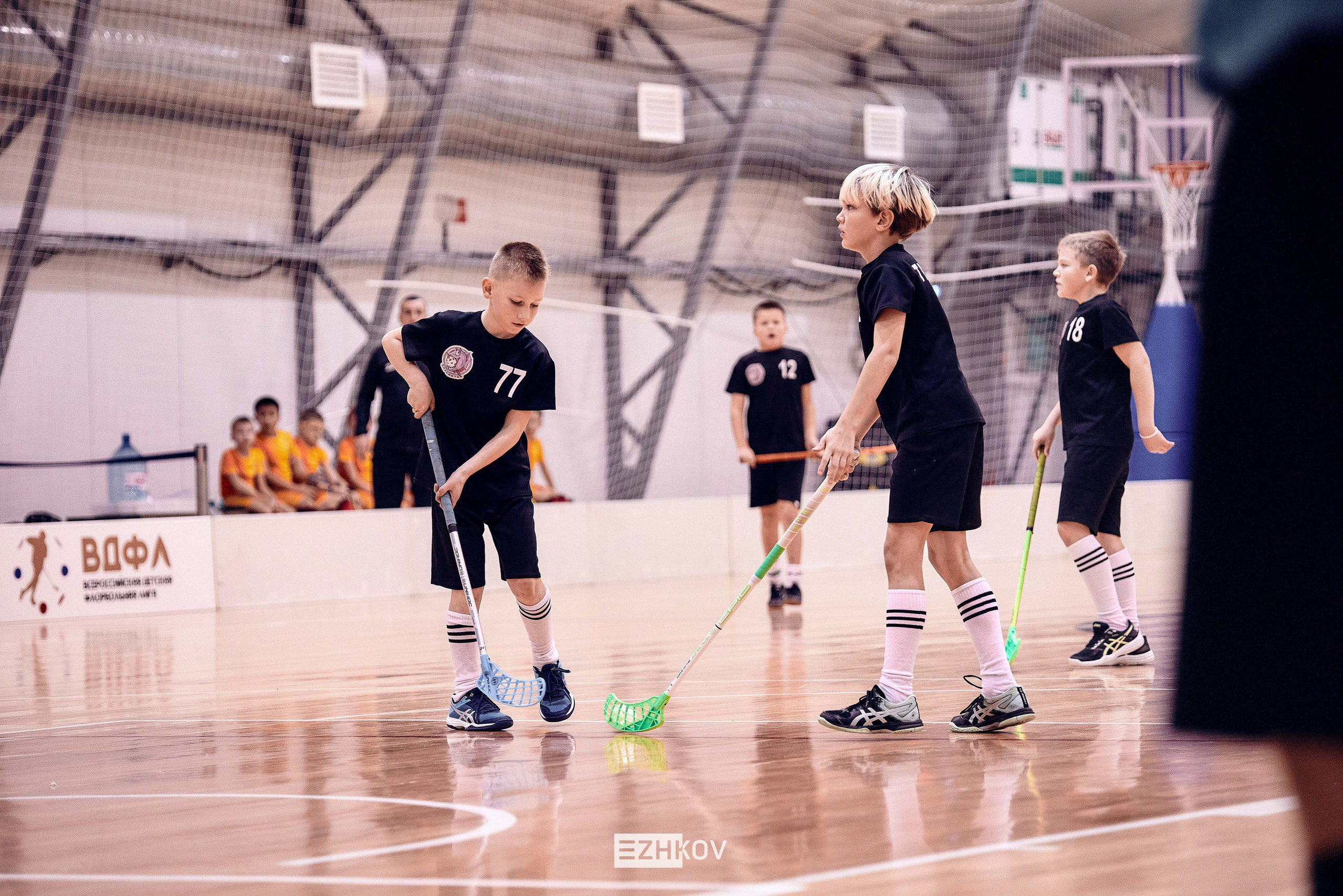 Всероссийская детская лига по флорболу "Русская осень" 25 - 26 -31 октября 2021. Нижний Новгород. Нижегородская область. База спорта "море спорта". Фотограф Ежков Алексей.