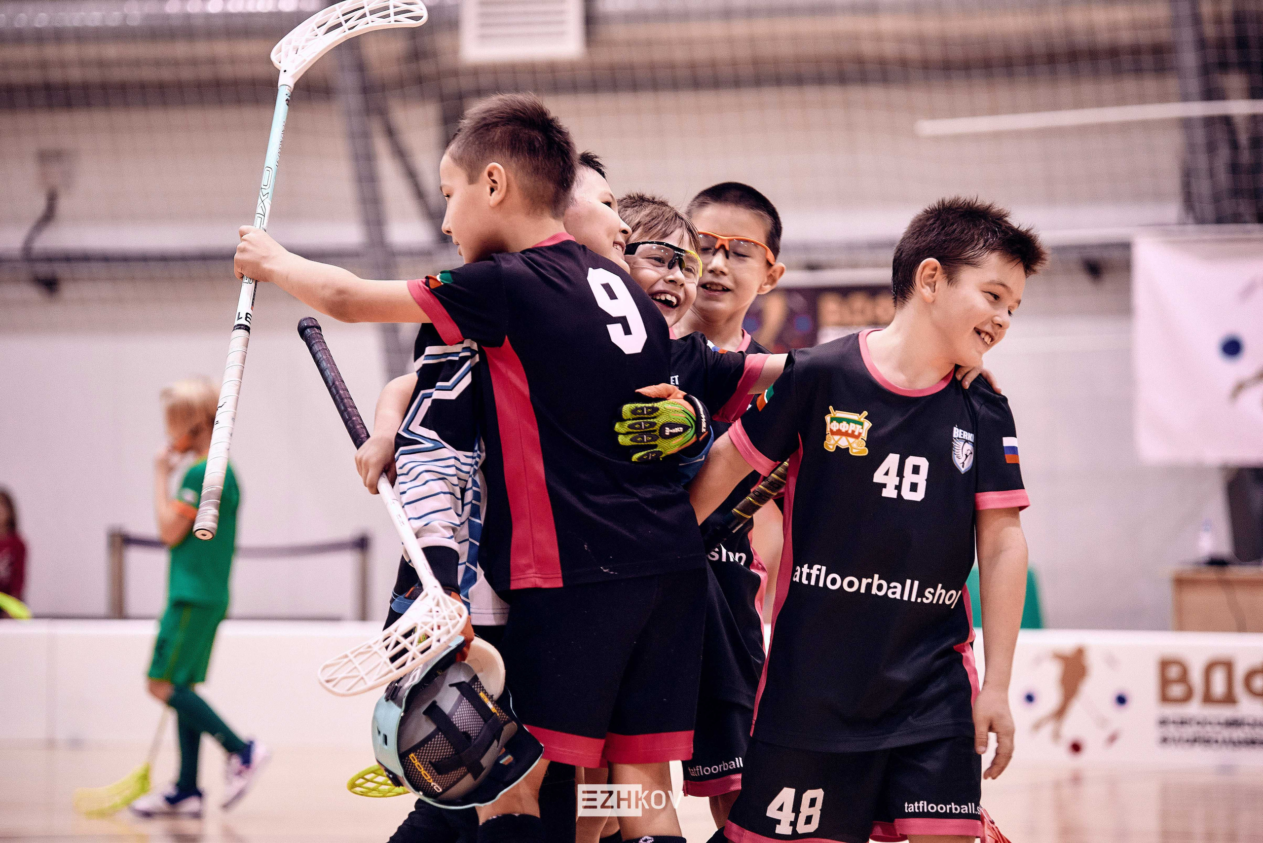 Всероссийская детская лига по флорболу "Русская осень" 25 - 26 -31 октября 2021. Нижний Новгород. Нижегородская область. База спорта "море спорта". Фотограф Ежков Алексей.