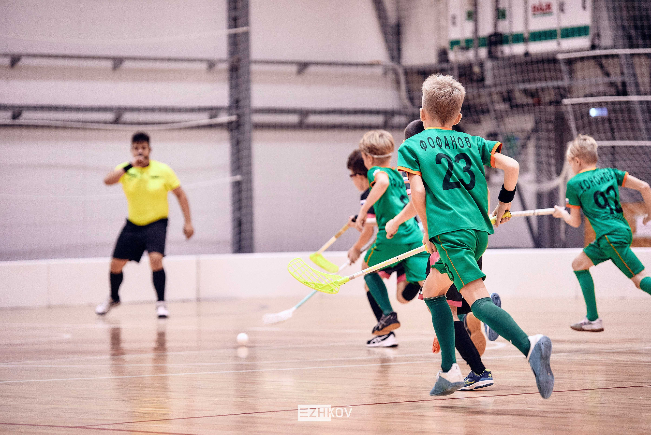 Всероссийская детская лига по флорболу "Русская осень" 25 - 26 -31 октября 2021. Нижний Новгород. Нижегородская область. База спорта "море спорта". Фотограф Ежков Алексей.
