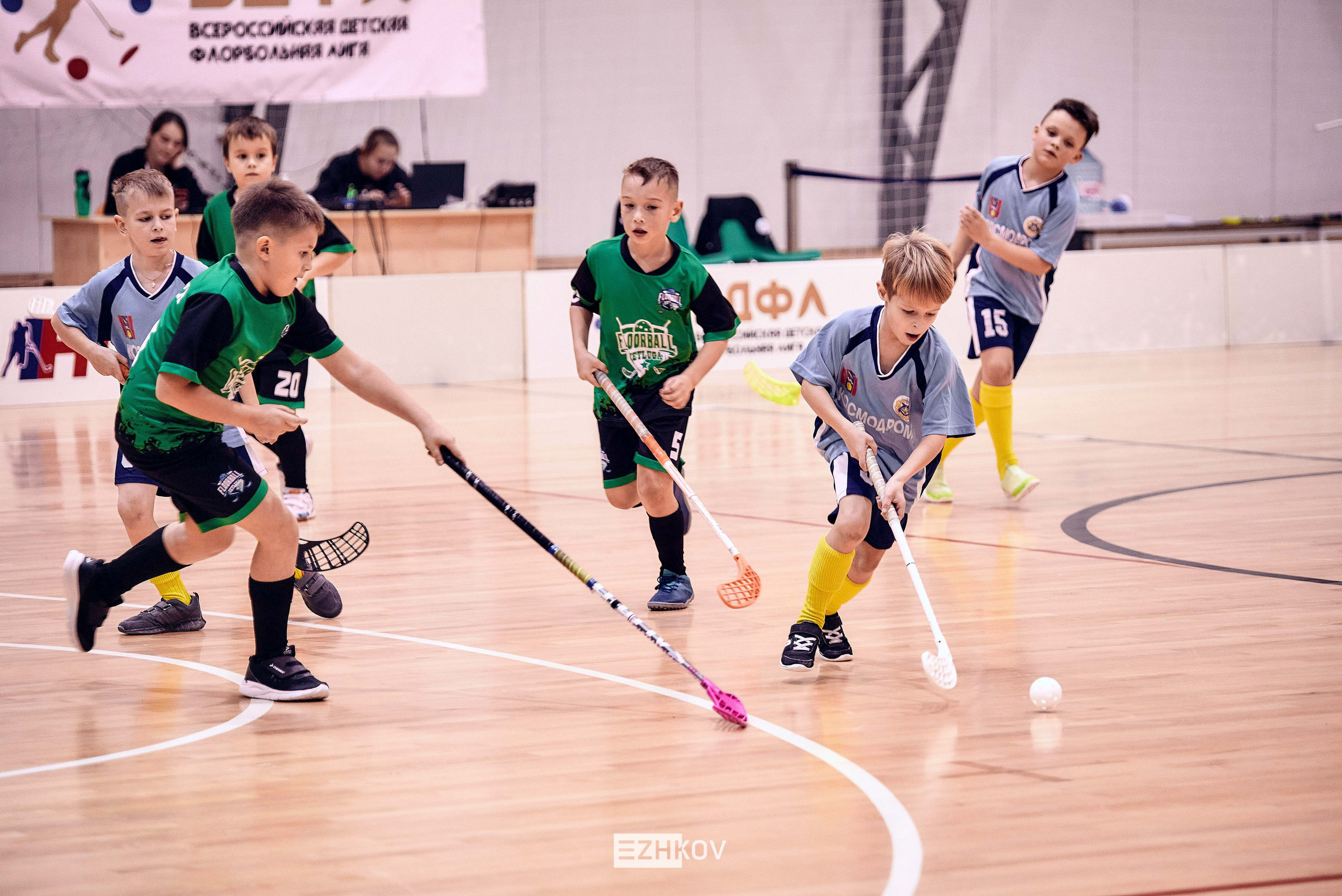 Всероссийская детская лига по флорболу "Русская осень" 25 - 26 -31 октября 2021. Нижний Новгород. Нижегородская область. База спорта "море спорта". Фотограф Ежков Алексей.