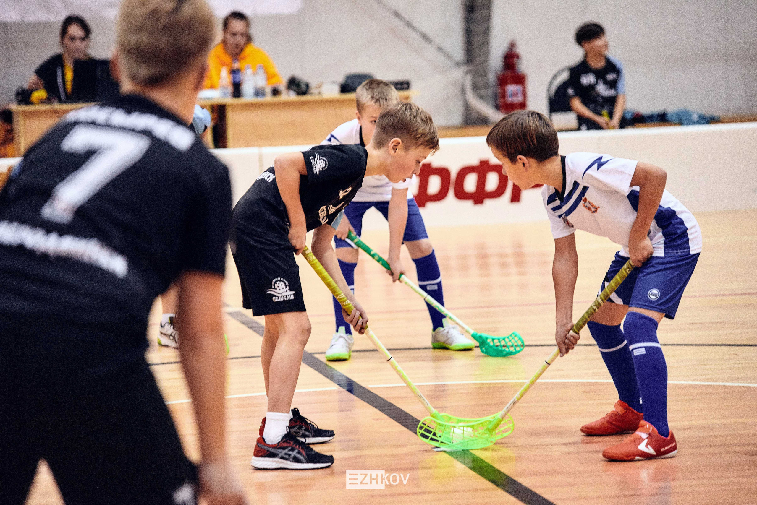 Всероссийская детская лига по флорболу "Русская осень" 25 - 26 -31 октября 2021. Нижний Новгород. Нижегородская область. База спорта "море спорта". Фотограф Ежков Алексей.
