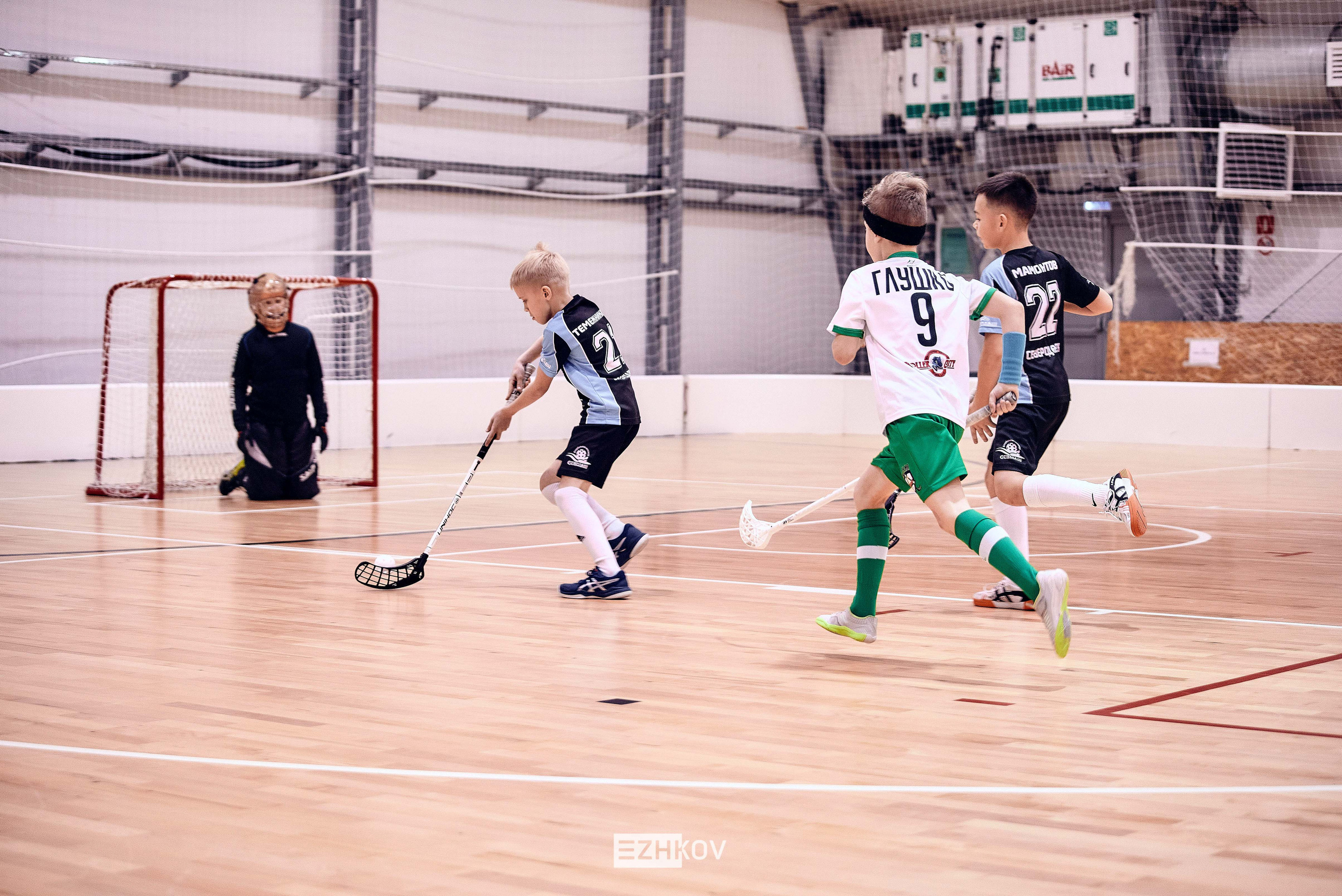 Всероссийская детская лига по флорболу "Русская осень" 25 - 26 -31 октября 2021. Нижний Новгород. Нижегородская область. База спорта "море спорта". Фотограф Ежков Алексей.