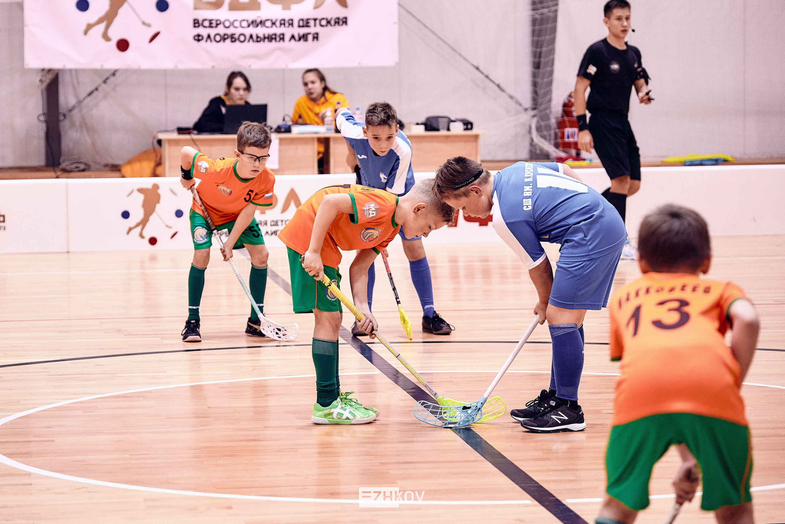 Всероссийская детская лига по флорболу "Русская осень" 25 - 26 -31 октября 2021. Нижний Новгород. Нижегородская область. База спорта "море спорта". Фотограф Ежков Алексей.