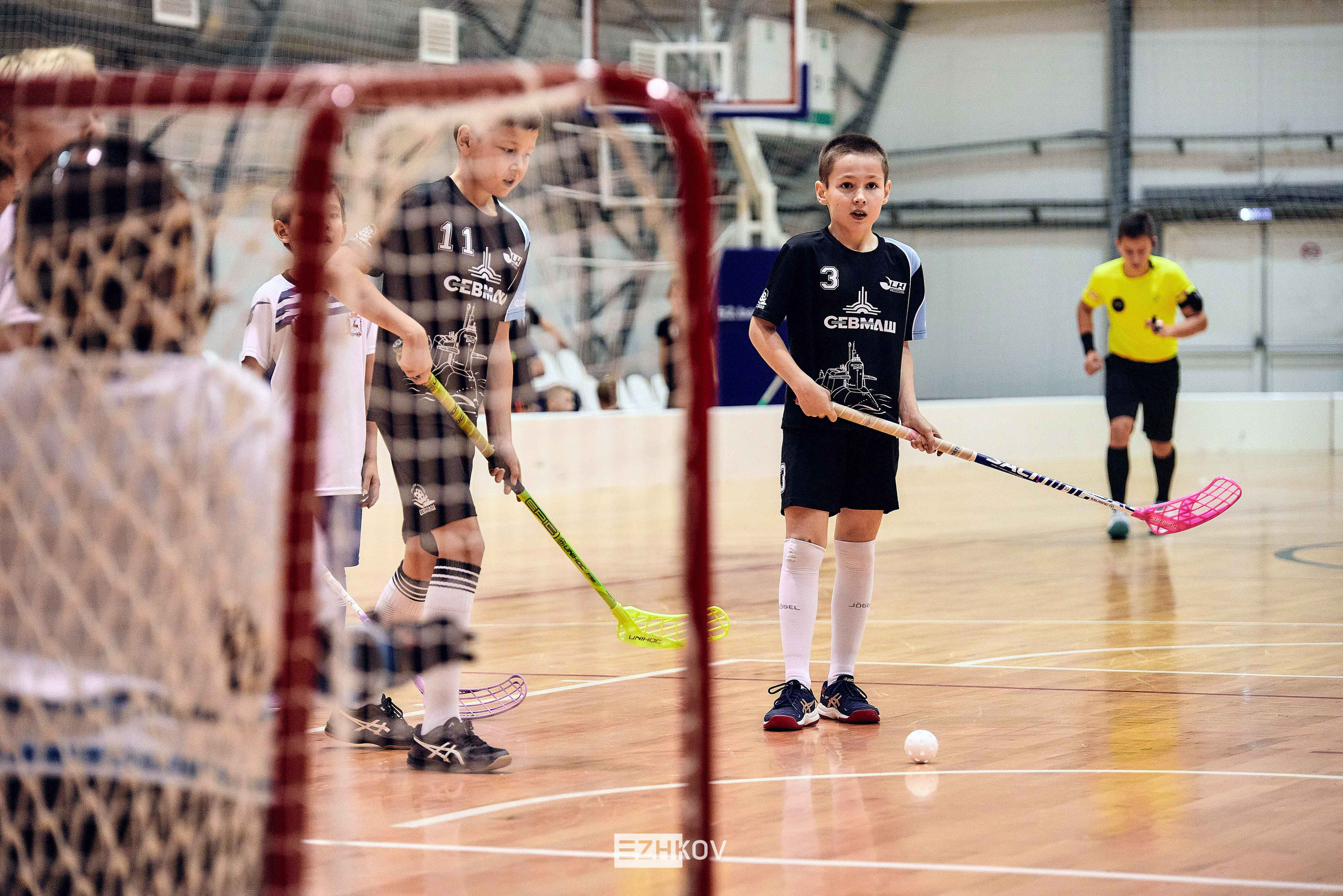 Всероссийская детская лига по флорболу "Русская осень" 25 - 26 -31 октября 2021. Нижний Новгород. Нижегородская область. База спорта "море спорта". Фотограф Ежков Алексей.
