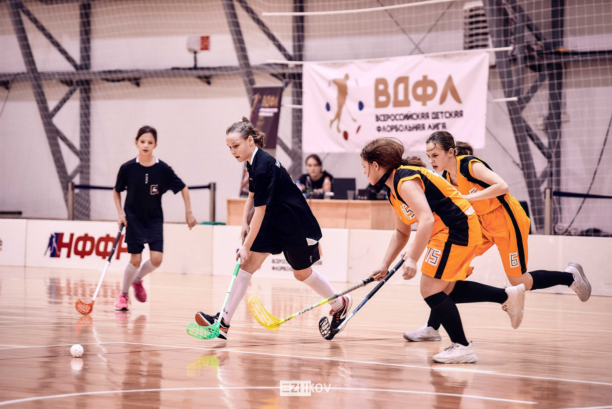 Всероссийская детская лига по флорболу "Русская осень" 25 - 26 -31 октября 2021. Нижний Новгород. Нижегородская область. База спорта "море спорта". Фотограф Ежков Алексей.